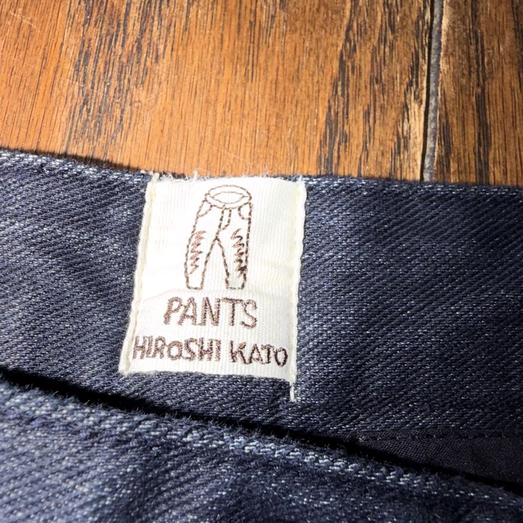 KATO Hiroshi Kato The Axe Chino Pants Mens 31x33 Dark Blue Cotton Blend Slim Fit Size US 30 / EU 46 - 6 Thumbnail