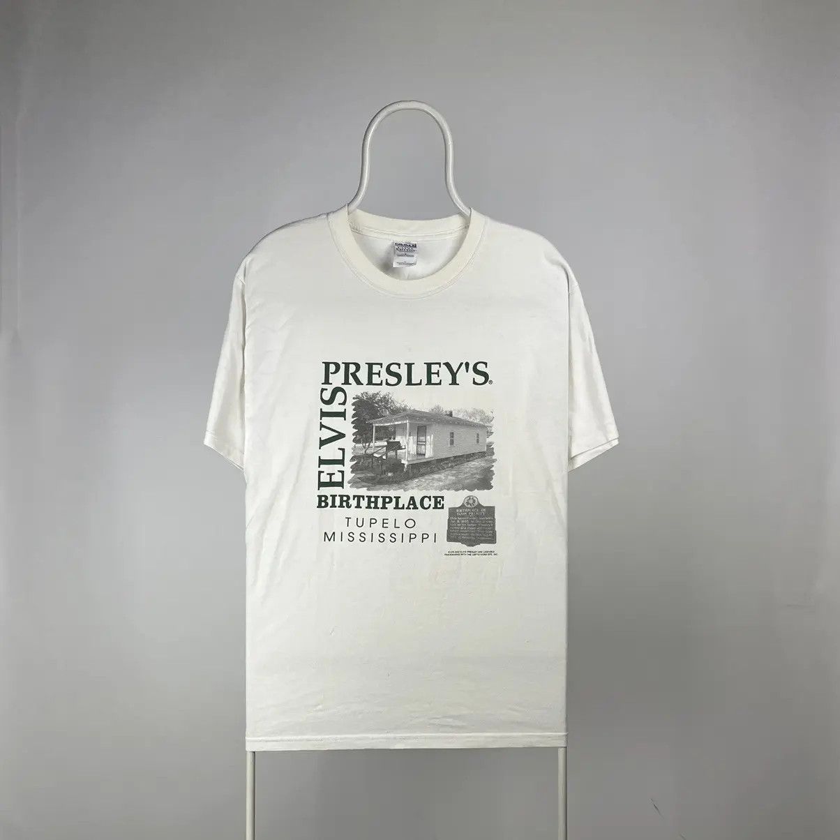 Band Tees Elvis Presley T-shirt birthplace vintage size Large Size US L / EU 52-54 / 3 - 1 Thumbnail