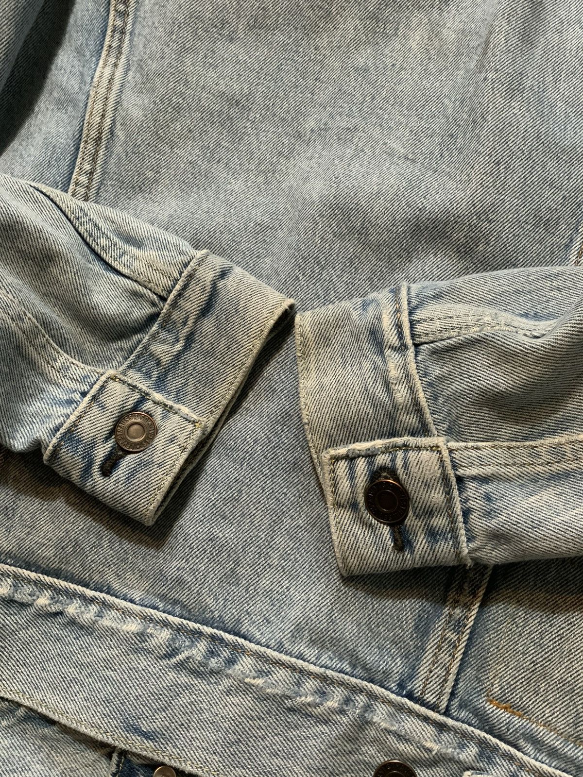 Levi's Levis Peacemaker Embroidered Denim Jean Trucker Jacket Size US M / EU 48-50 / 2 - 9 Thumbnail