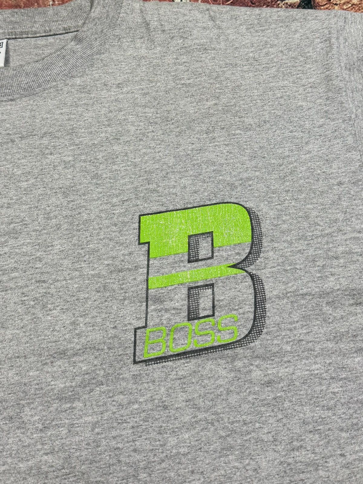Hugo Boss Vintage 90s Boss Single Stitched Double Sided T Shirt Size US XL / EU 56 / 4 - 4 Thumbnail