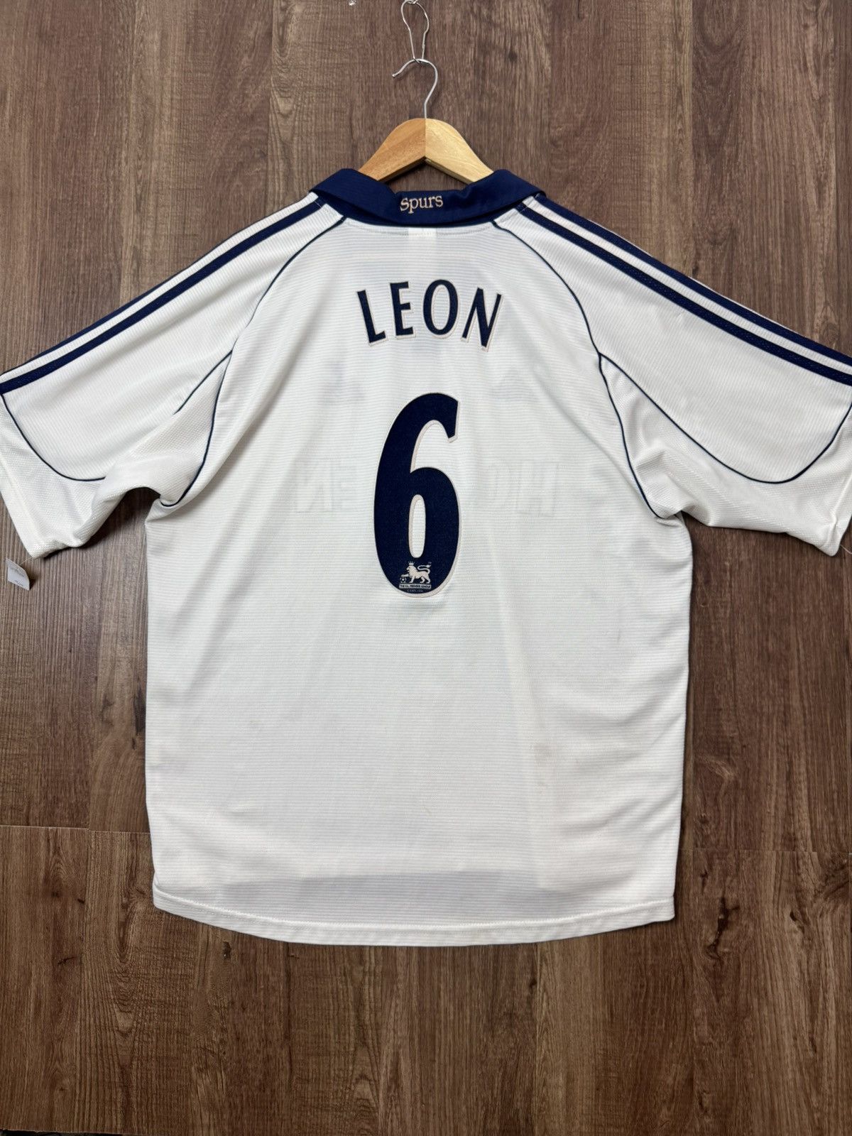 Adidas VINTAGE 99-00 TOTTENHAM HOTSPURS LEON NO 6 Size US L / EU 52-54 / 3 - 3 Thumbnail