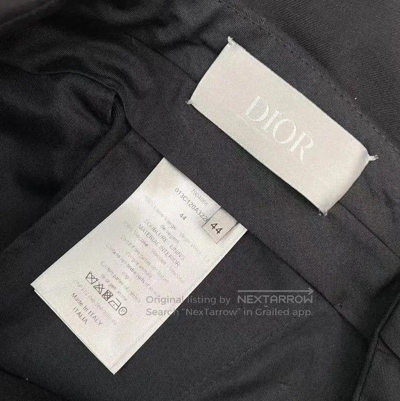 Dior Dior Black Wool Casual Women's Pants . Size 28" / US 6 / IT 42 - 4 Thumbnail