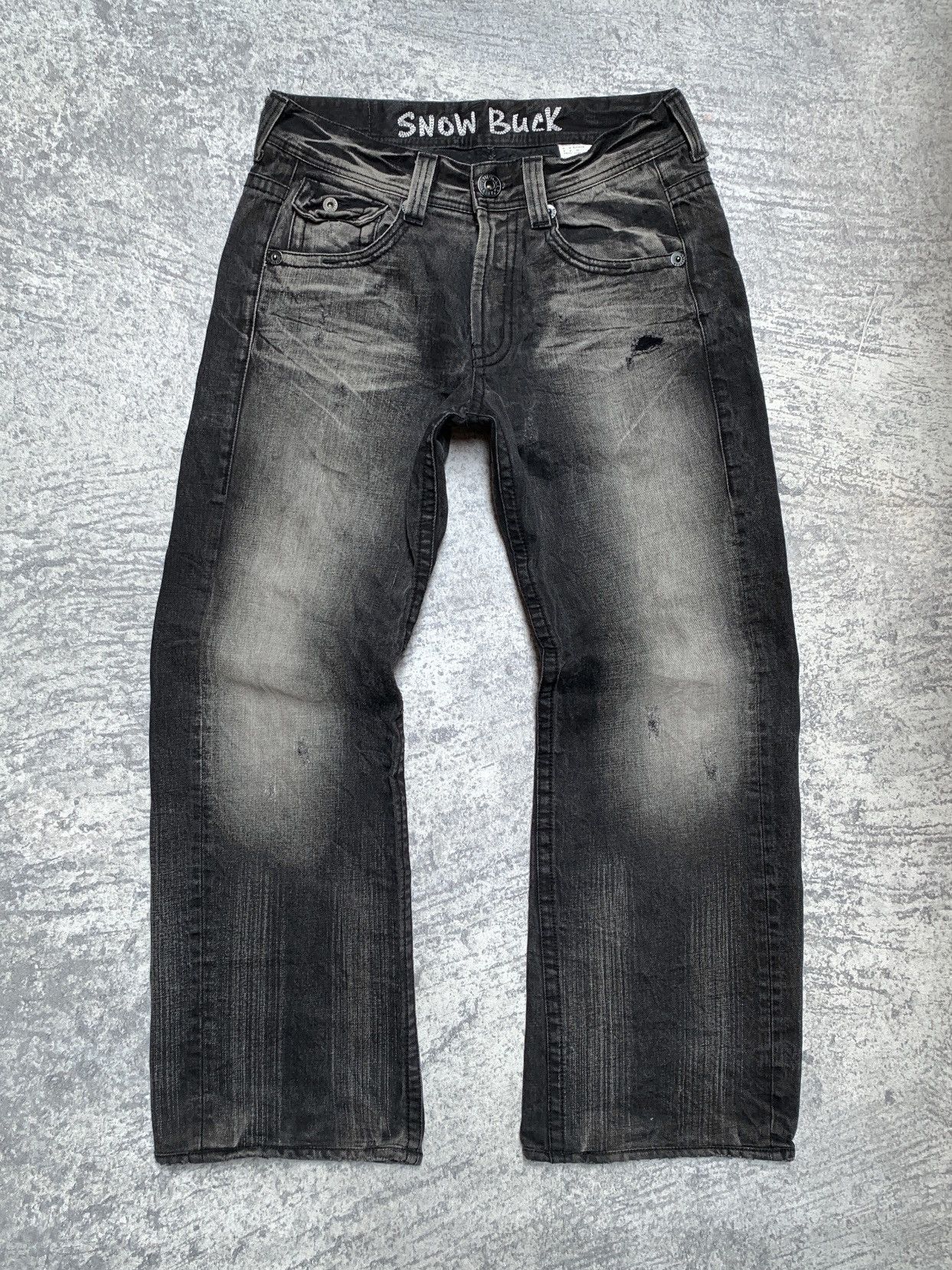 Distressed Buckaroo Jeans