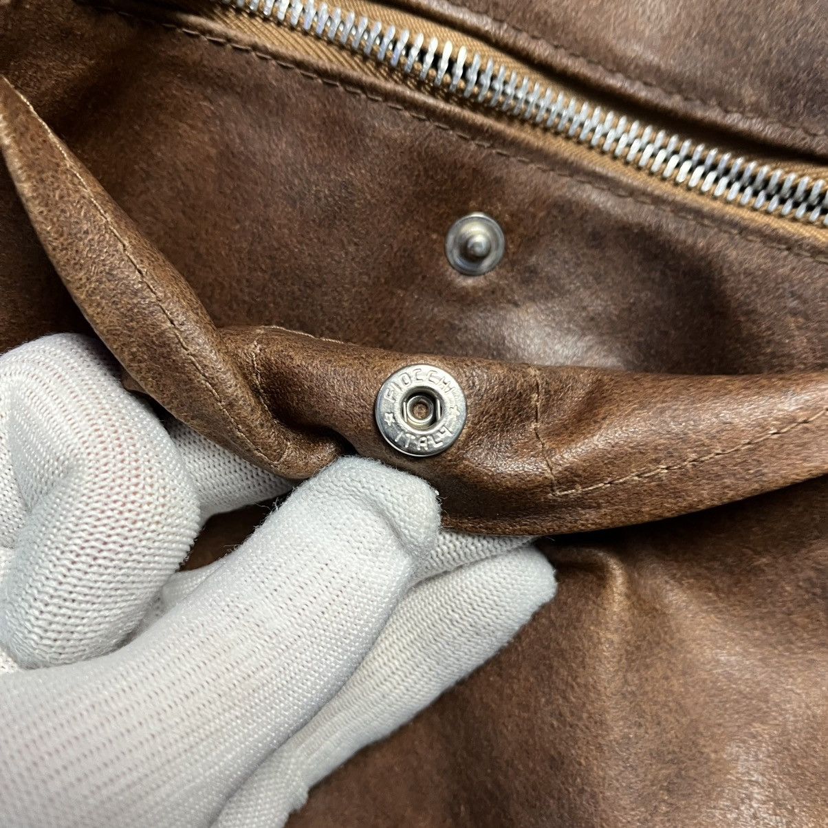 Genuine Leather Vintage Vera Pelle Leather Jacket Italian Y2K Size US XXL / EU 58 / 5 - 13 Thumbnail