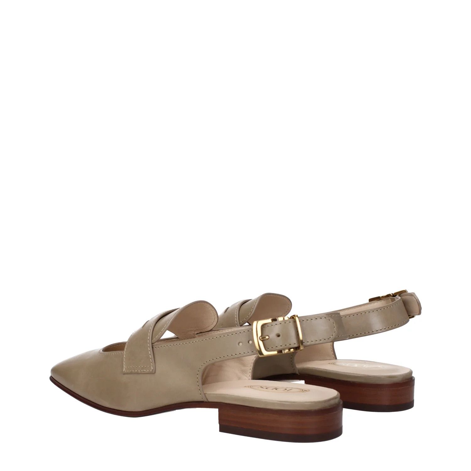 Tod's ob1o1e1224 Leather Sandals in Grey Size US 8.5 / IT 38.5 - 4 Thumbnail