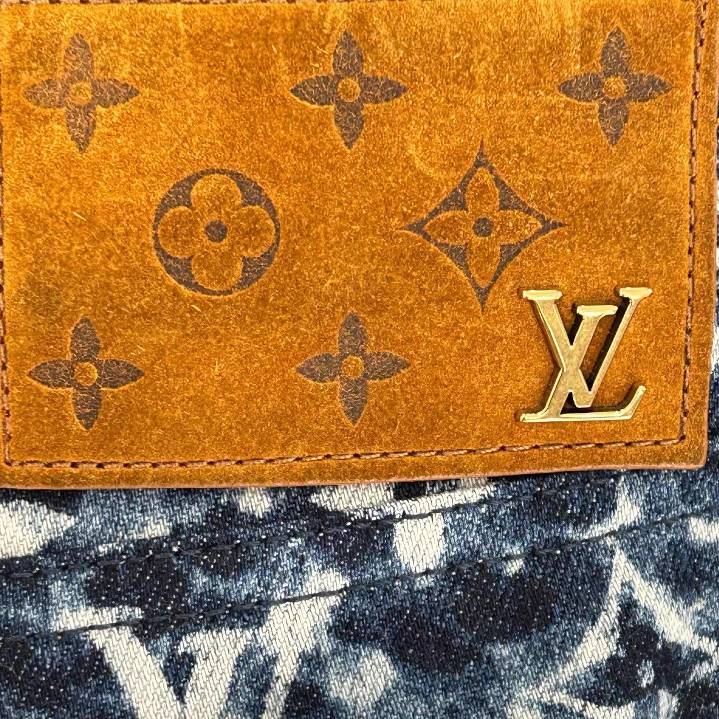 Louis Vuitton Louis Vuitton lv tie-dye all-over print slit demin 30 NWT Size US 30 / EU 46 - 6 Thumbnail