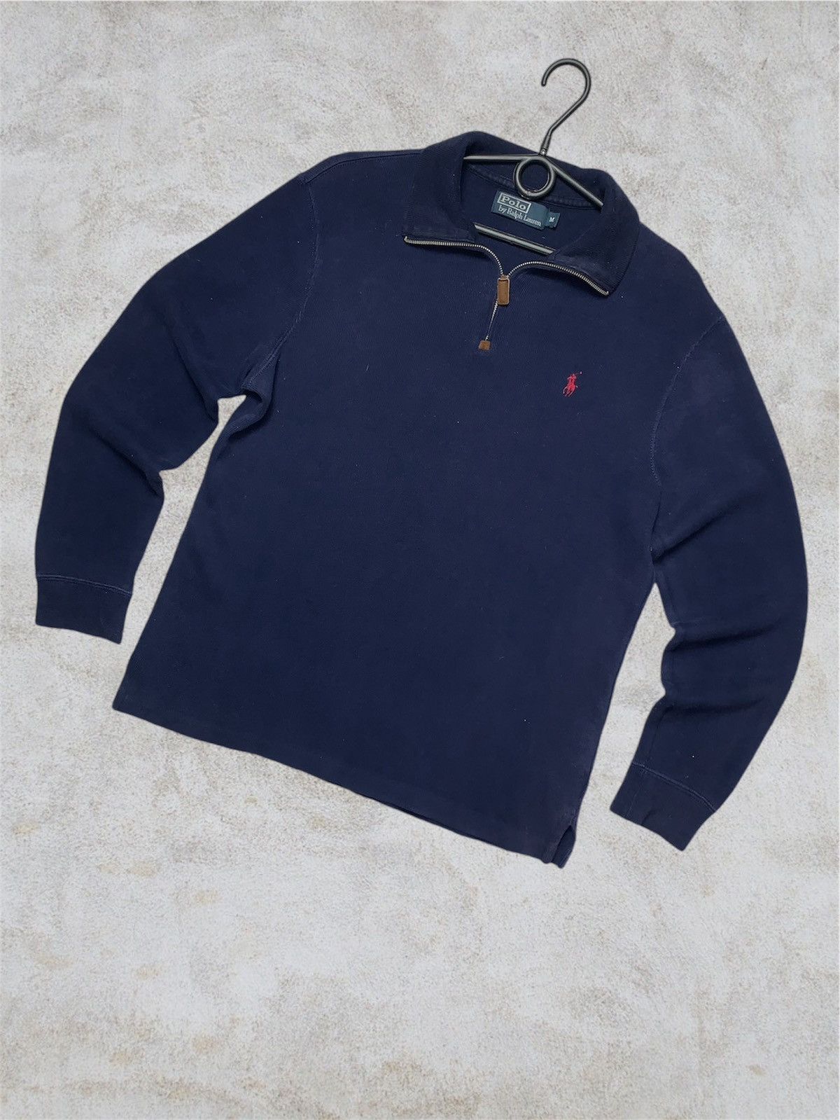 Polo Ralph Lauren × Vintage Polo Ralph Lauren vintage 1/4 zip sweatshirt Size M Size US M / EU 48-50 / 2 - 1 Thumbnail