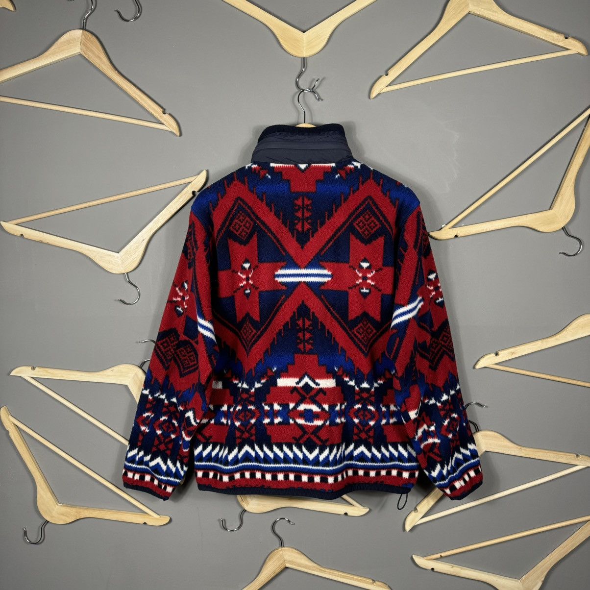 Ralph Lauren Vintage Polo Ralph Lauren Aztec Fleece Size US M / EU 48-50 / 2 - 2 Thumbnail