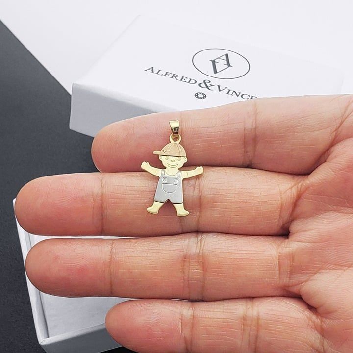 Other Baby Boy Motherhood Charm Pendant 14k Yellow White Rose Gold Size ONE SIZE - 3 Thumbnail
