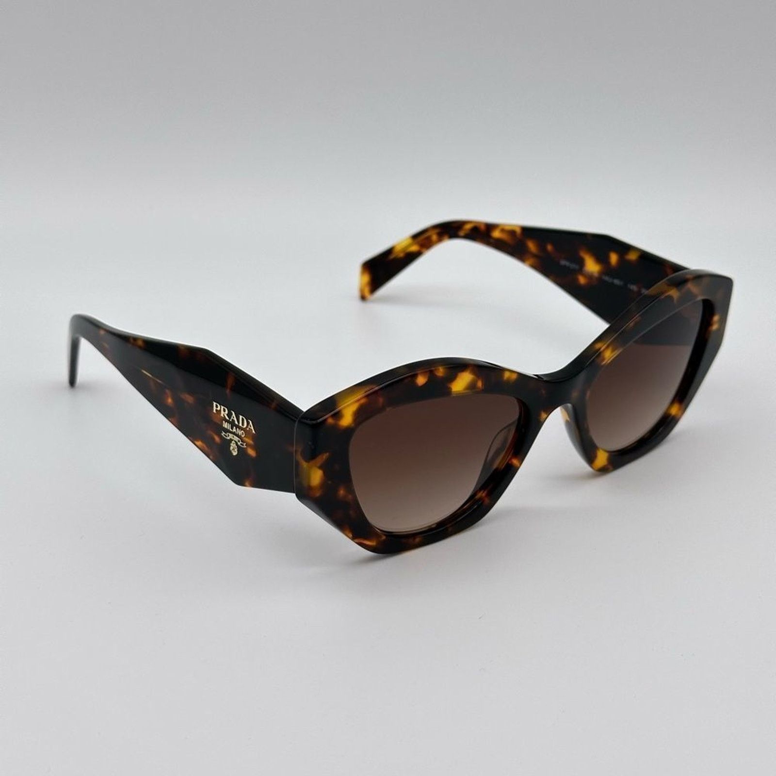 Prada NEW PRADA PR07YS VAU6S1 Honey Havana/Brown Gradient Women Size ONE SIZE - 5 Thumbnail