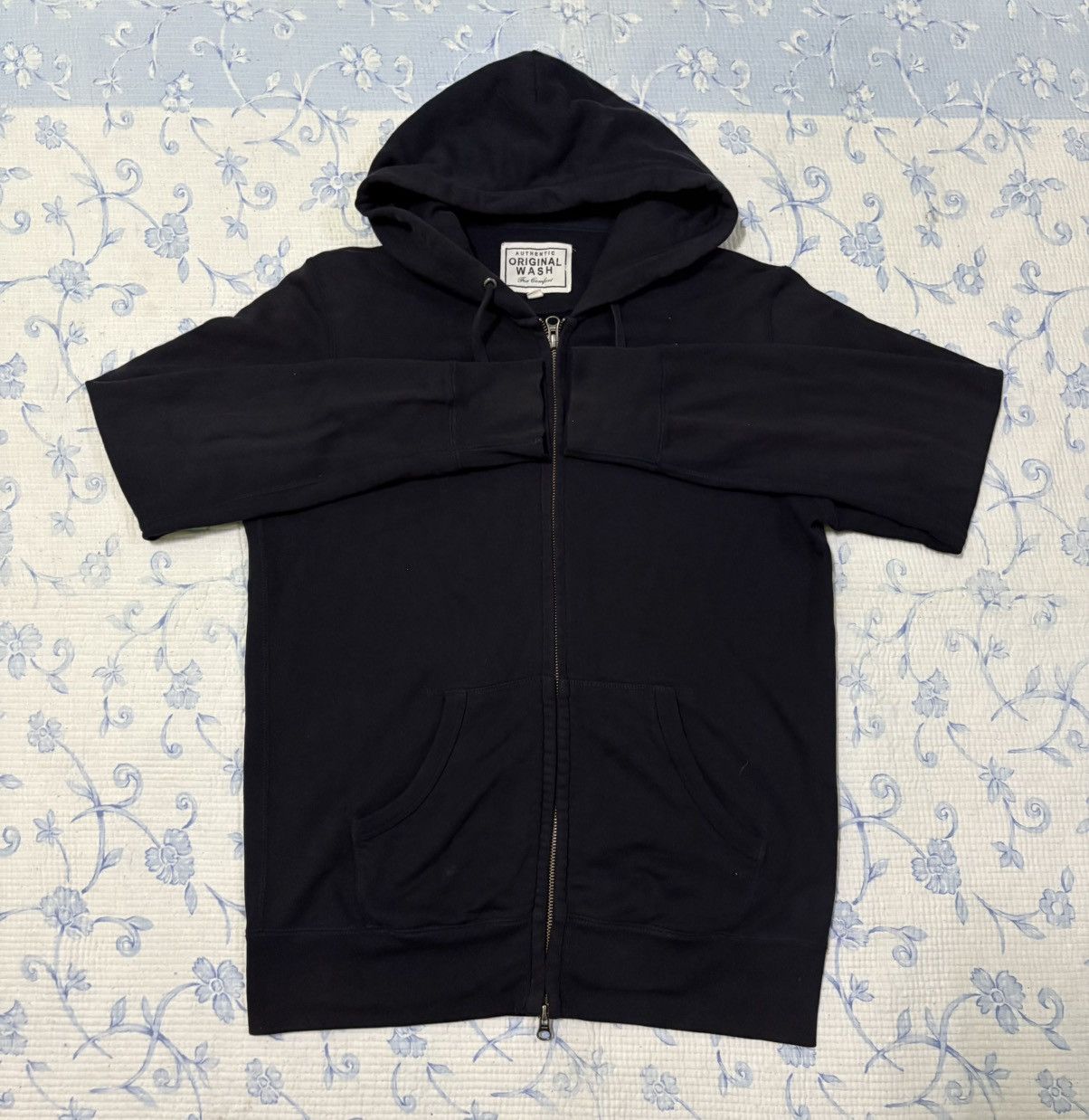 Uniqlo Uniqlo Original Wash Zip Hoodie Jacket Size US L / EU 52-54 / 3 - 5 Thumbnail