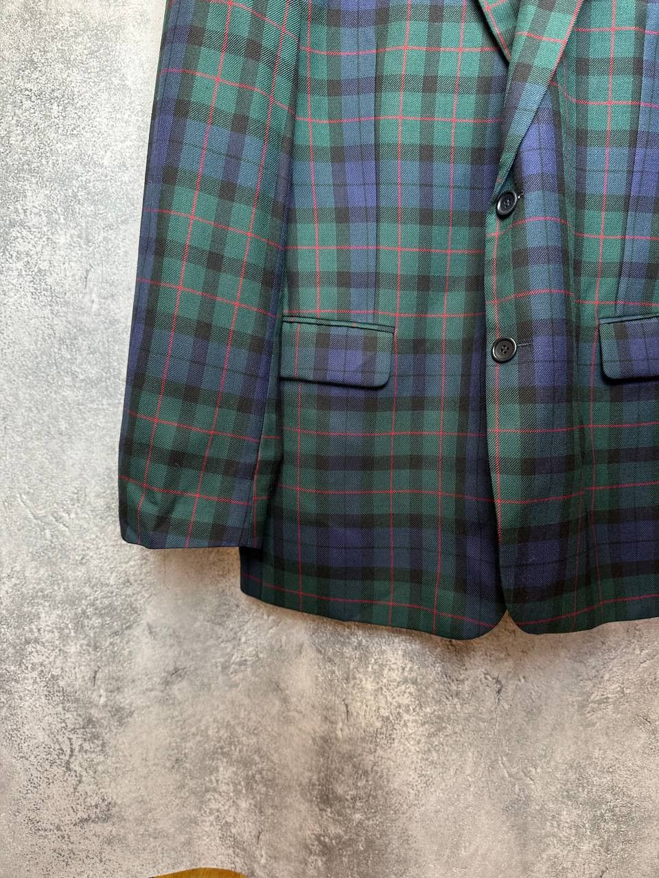 Johnstons Of Elgin Johnstons of Elgin Elson Wool Blazer Tartan Check Jacket Size 54R - 7 Thumbnail