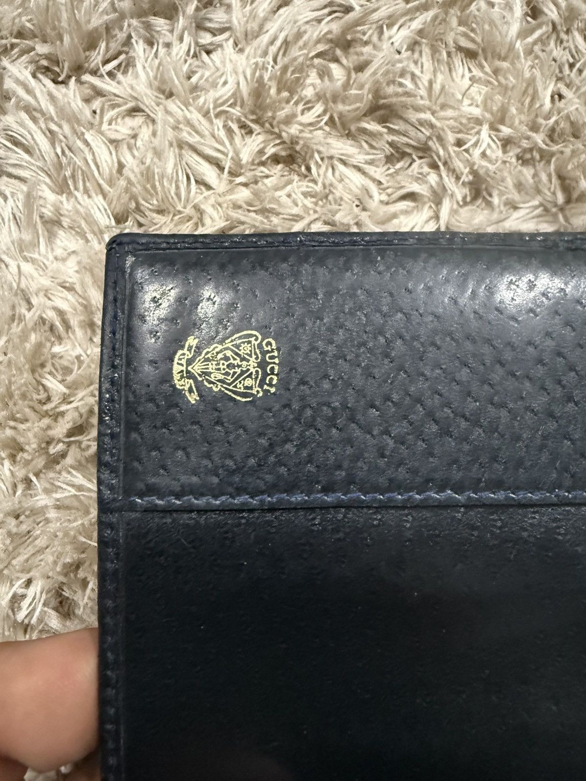 Gucci Gucci Vintage Women’s Bifold Wallet Navy Blue Size ONE SIZE - 3 Thumbnail