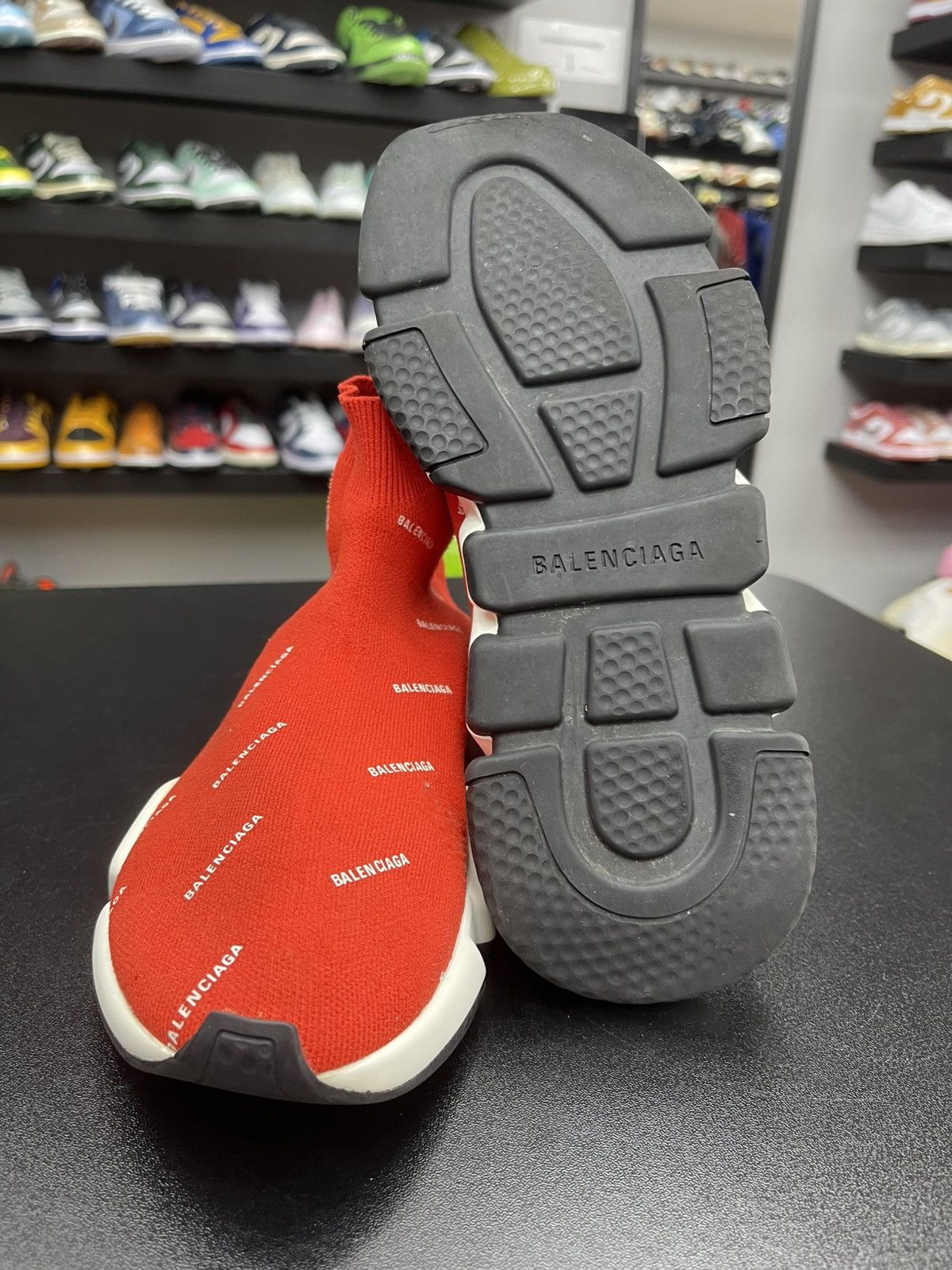 Balenciaga Size 7US/37EU - Balenciaga Speed 2.0 “All Over Logo” Size US 7 / IT 37 - 7 Thumbnail