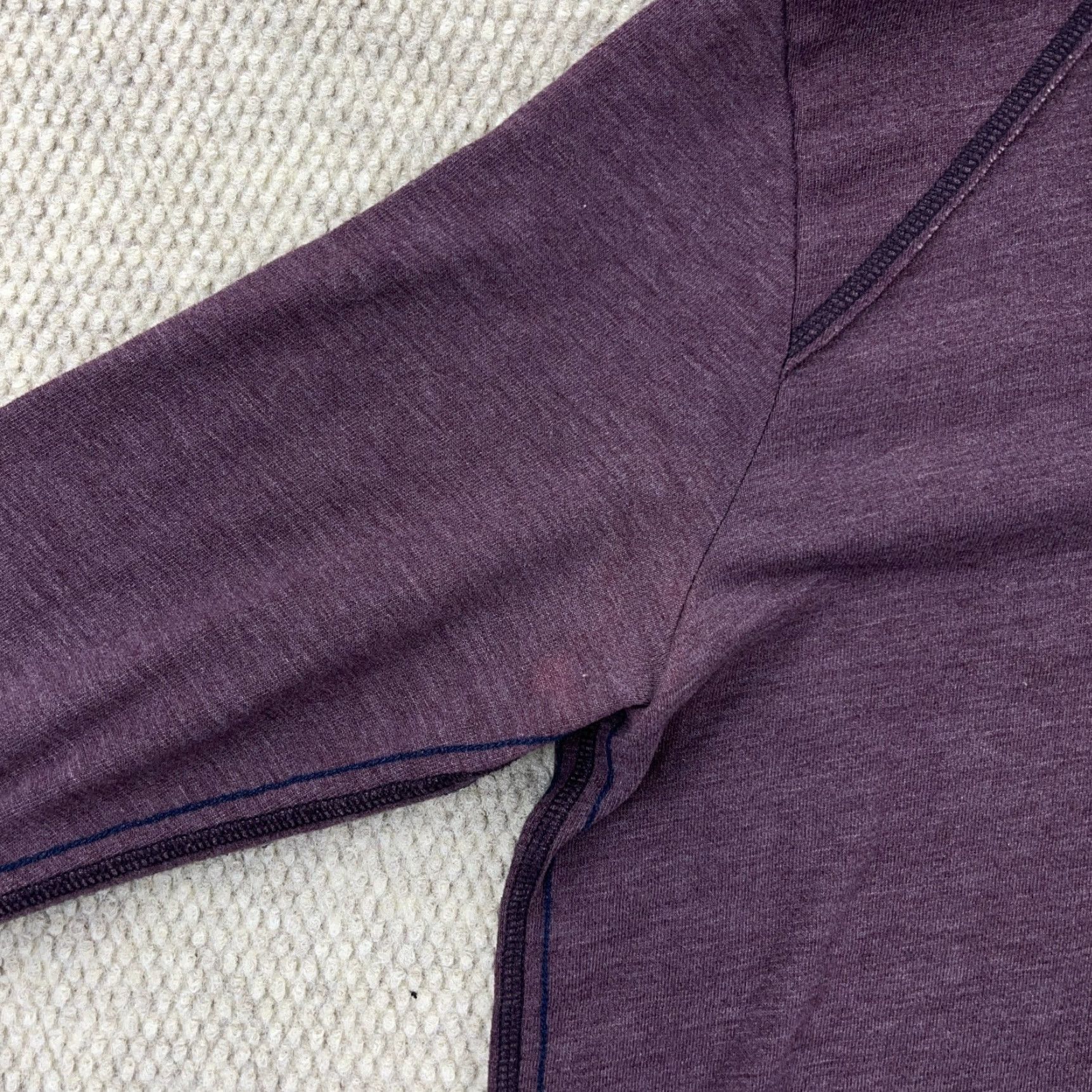 Tommy Bahama Tommy Bahama Sweater Men Large Purple Pullover Quarter Zip Sweatshirt Adult Size US L / EU 52-54 / 3 - 5 Thumbnail