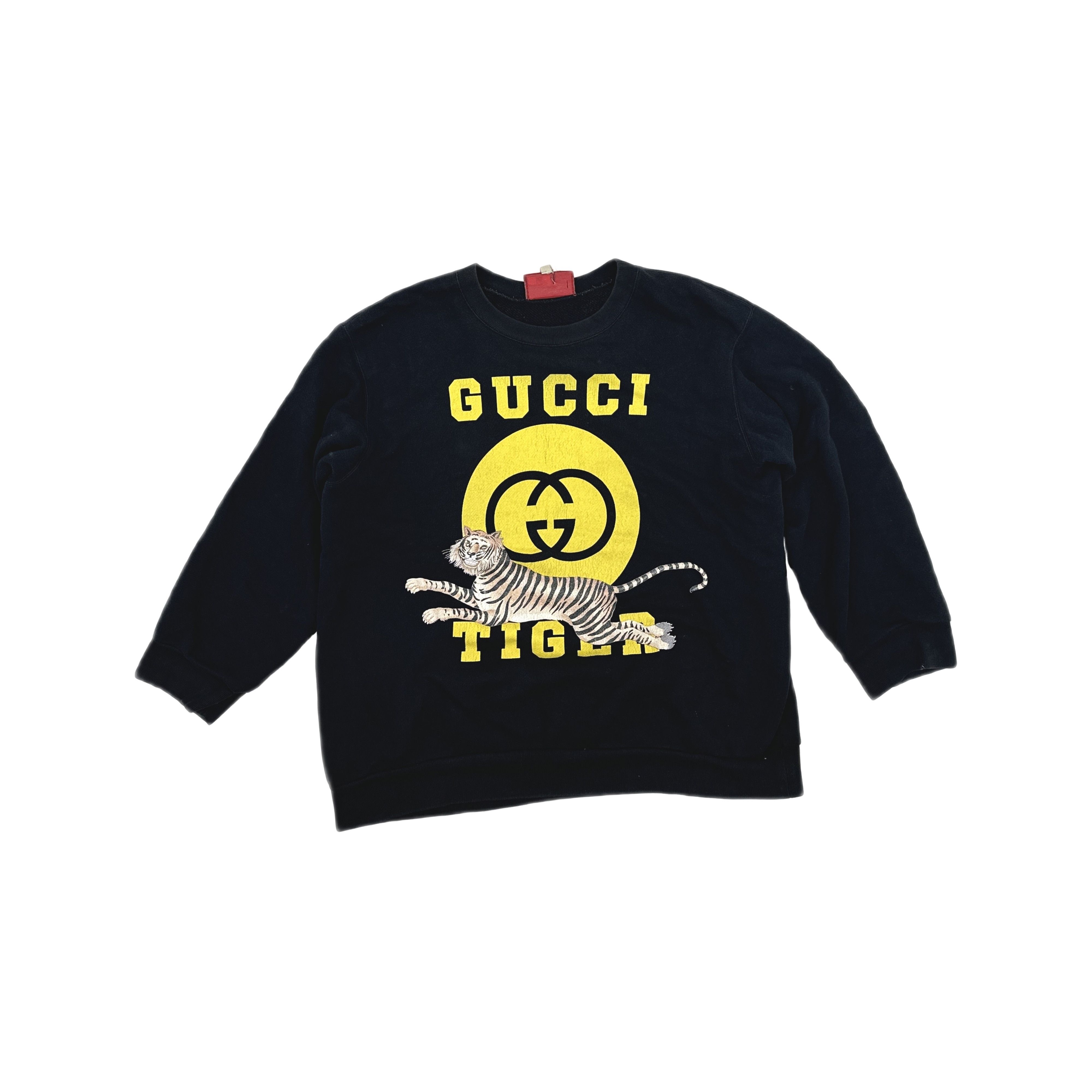Gucci Gucci Tiger Logo Print Sweatshirt US L Size US L / EU 52-54 / 3 - 1 Thumbnail