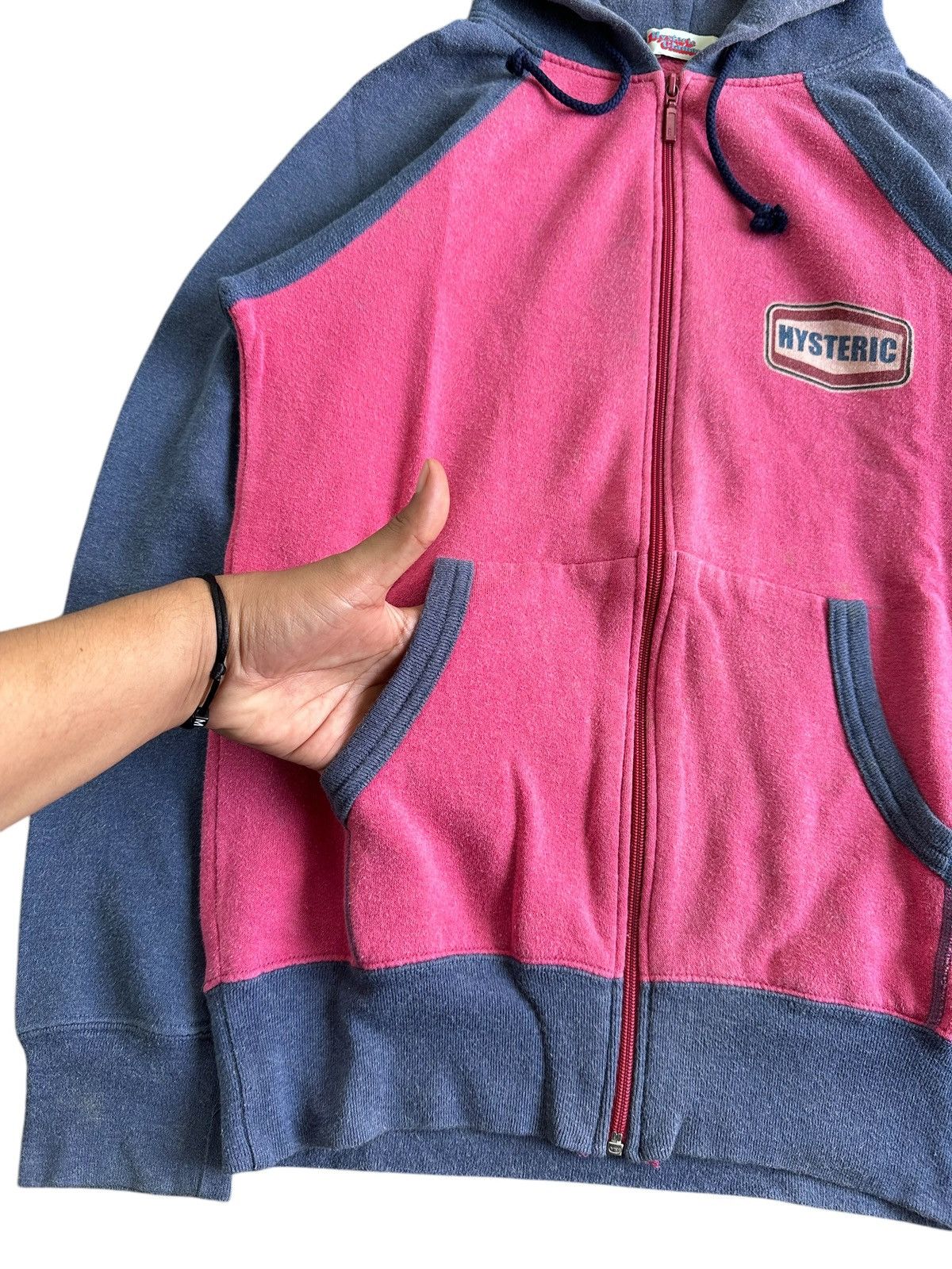 Hysteric Glamour VINTAGE HYSTERIC GLAMOUR COLOUR BLOCK HOODIE Size US S / EU 44-46 / 1 - 7 Thumbnail