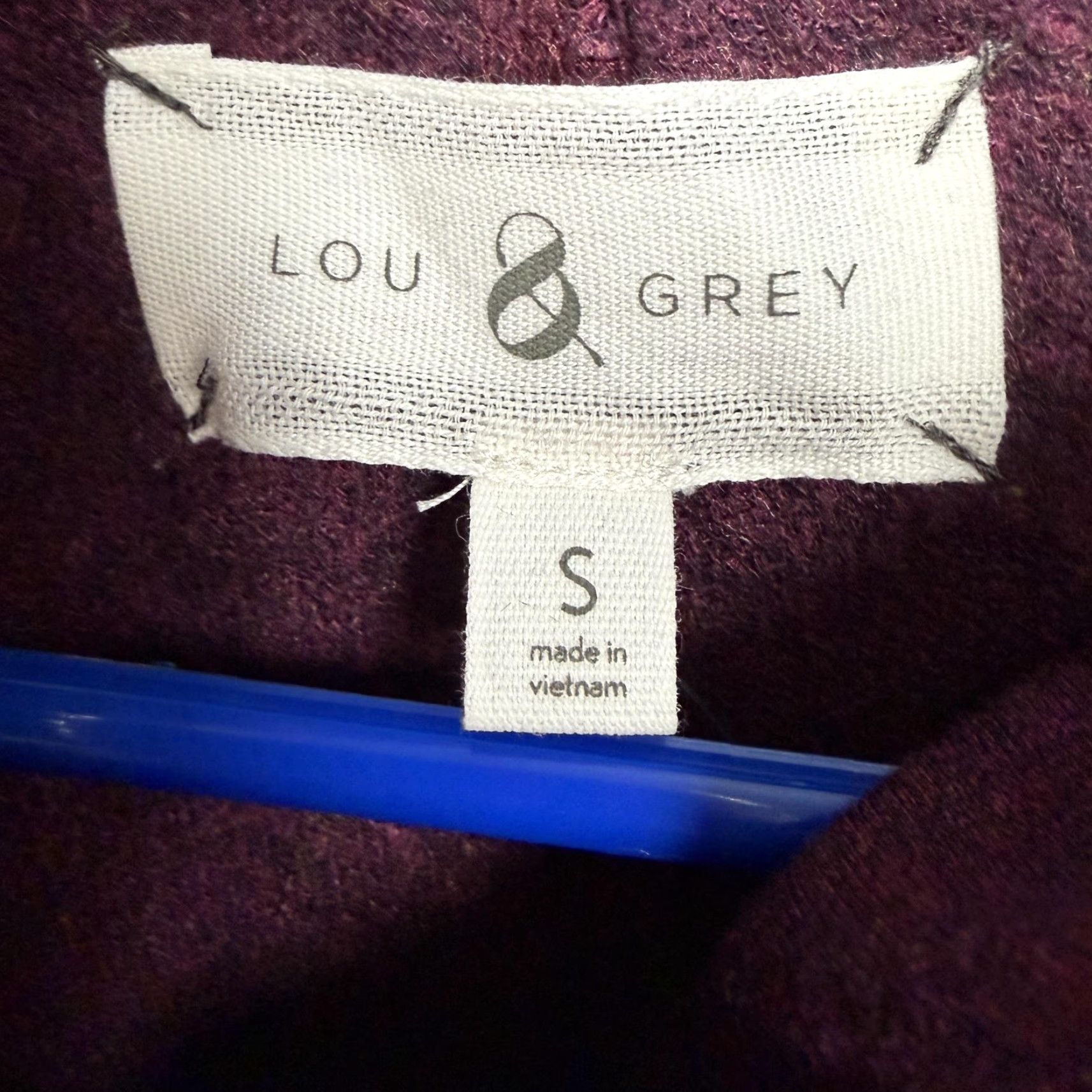 Lou & Grey Lou & Grey Dress Small Burgundy Office Casual Tunic Long Sleeve Womens Size S / US 4 / IT 40 - 5 Thumbnail