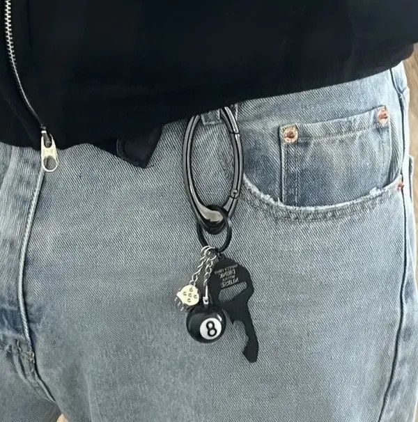 Other Kurumi x Naomi Full Set Black Carabiner Keychain Size ONE SIZE - 5 Thumbnail