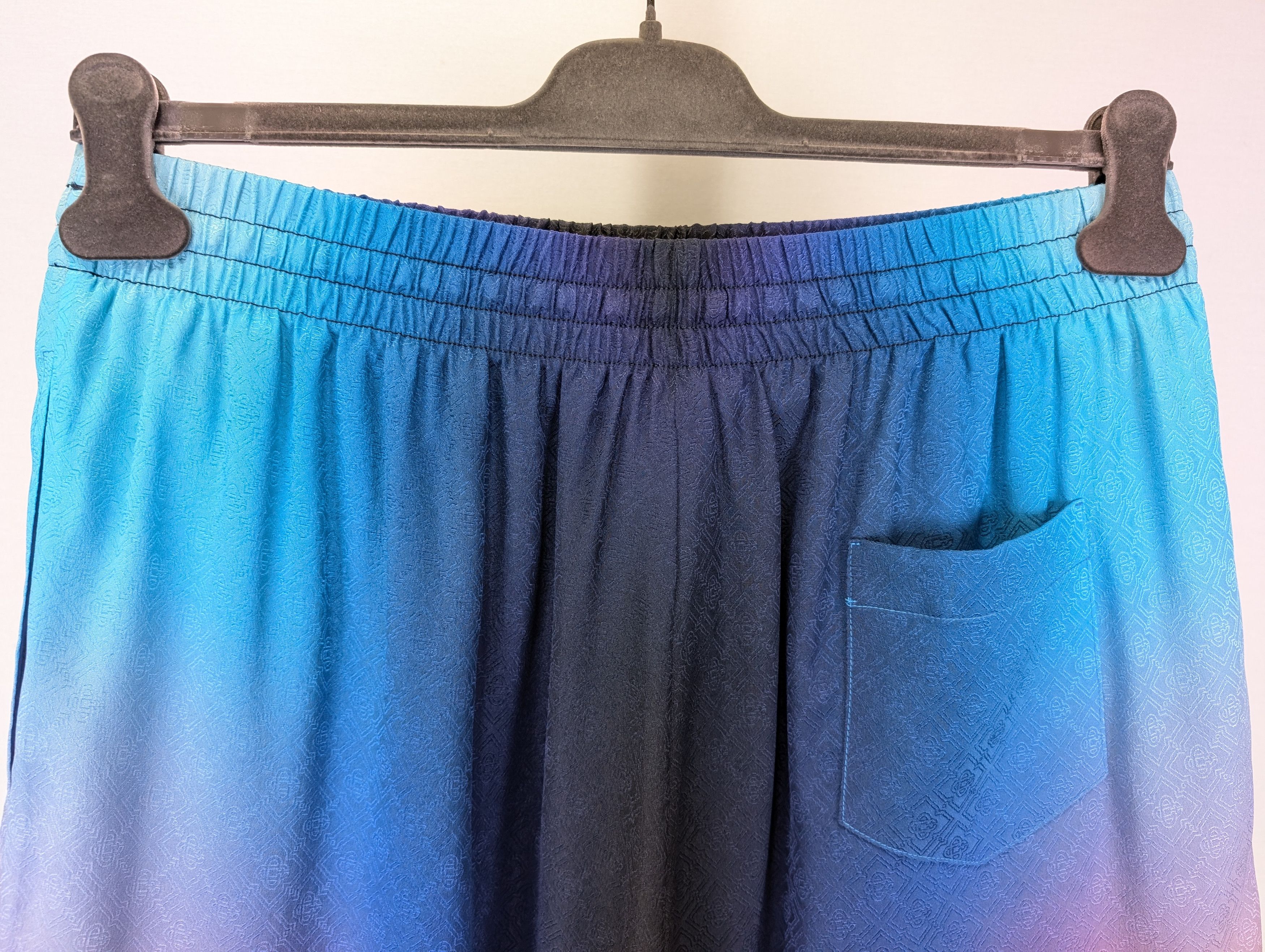 Casablanca o1rshd1 DUP / Drawstring Silk Shorts in Gradient Size US 36 / EU 52 - 16 Thumbnail