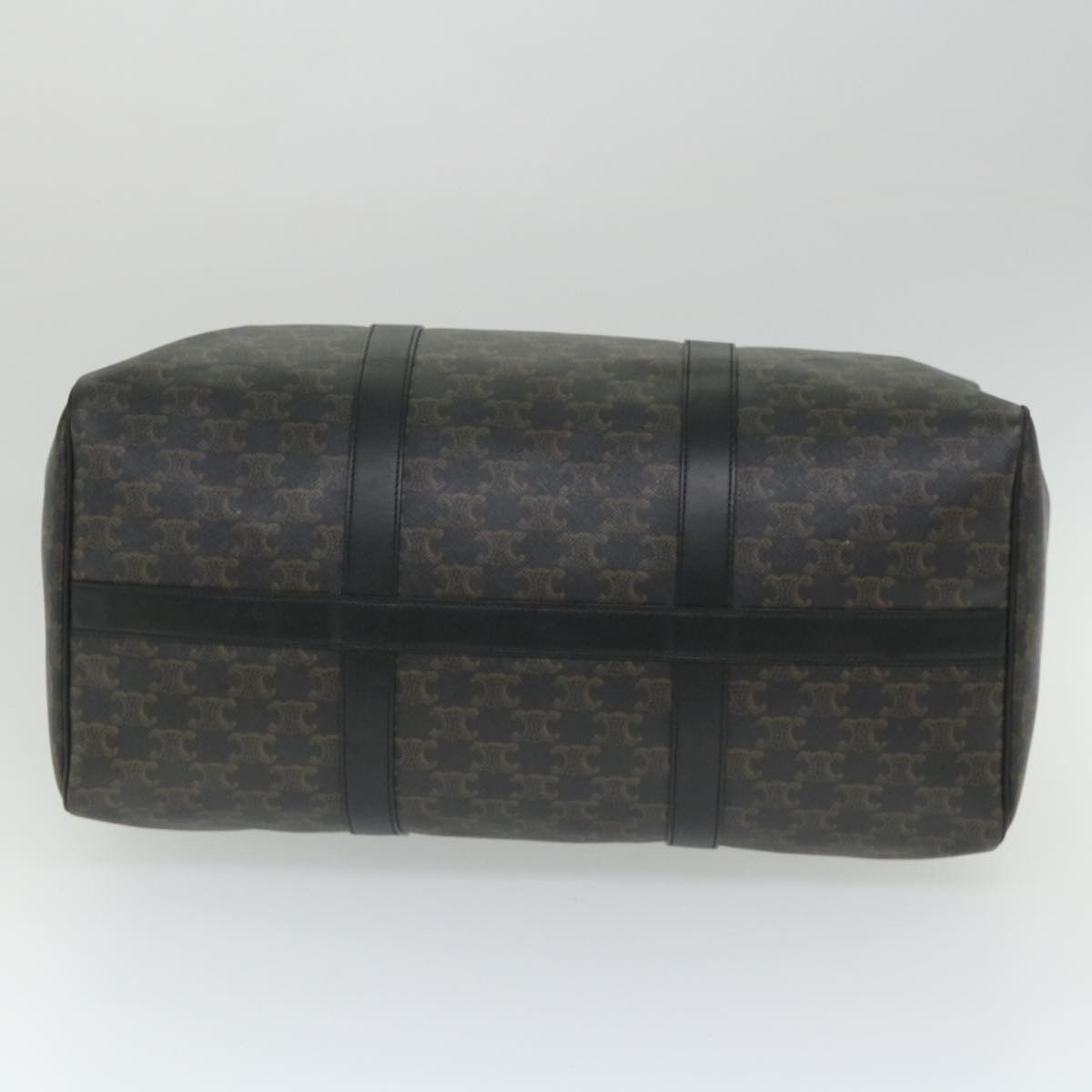 Celine CELINE Triomphe Canvas Boston Bag Pvc Leather Black Size ONE SIZE - 9 Thumbnail
