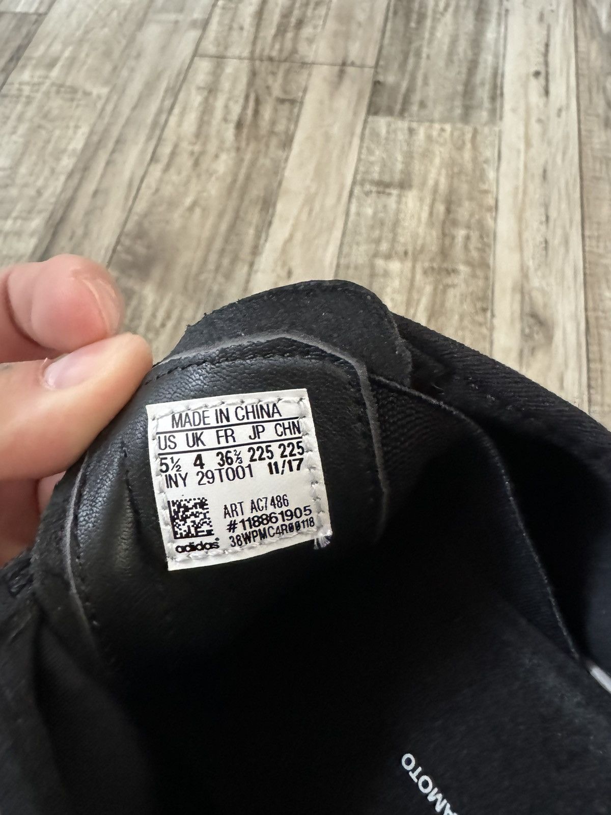 Adidas × Y-3 × Yohji Yamamoto Adidas Y-3 Yohji Yamamoto comfort zip Size US 6.5 / IT 36.5 - 7 Thumbnail