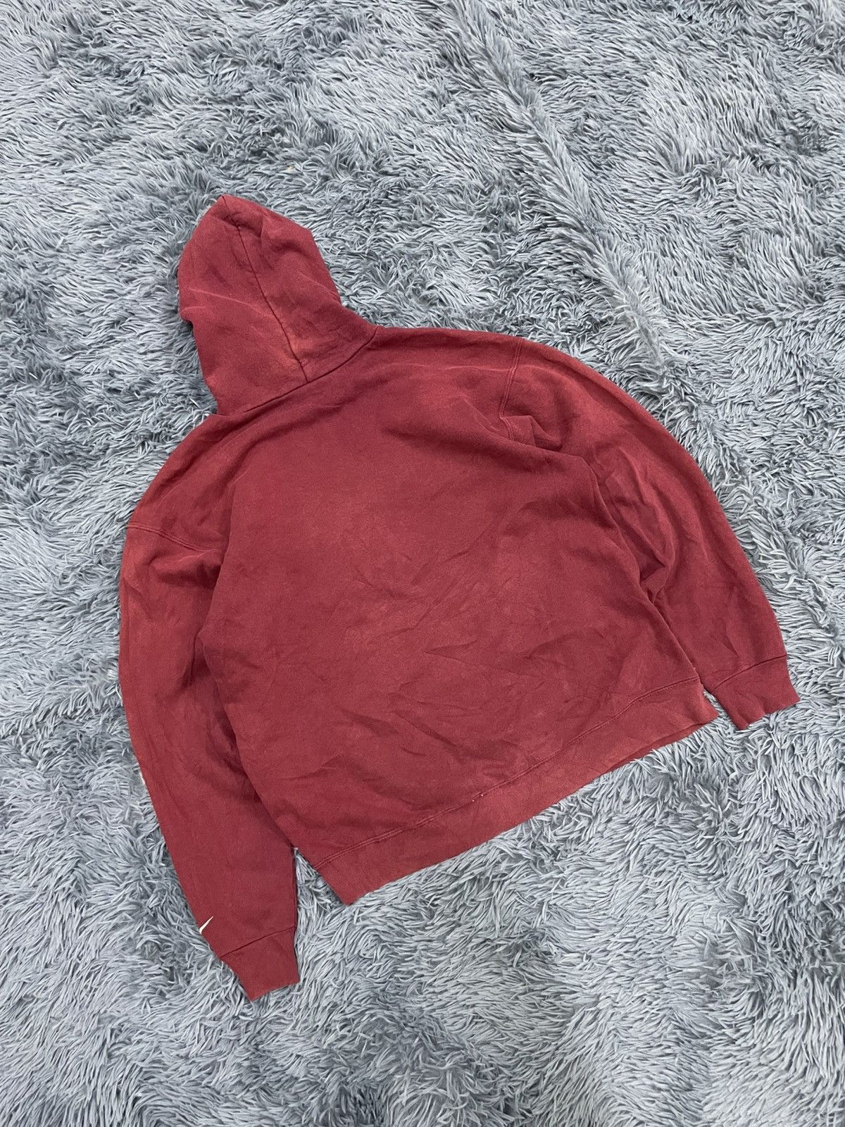 Nike × Vintage Vintage distressed Nike center spellout hoodie Size US S / EU 44-46 / 1 - 3 Thumbnail