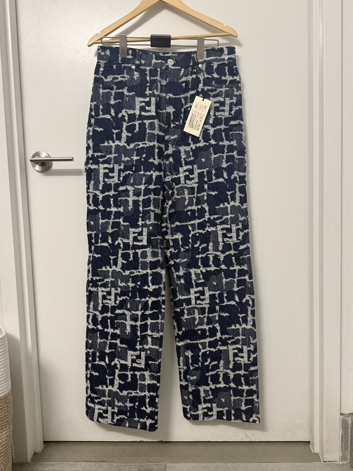 Fendi Fendi FF Embroidered Denim Jeans Size US 32 / EU 48 - 1 Thumbnail