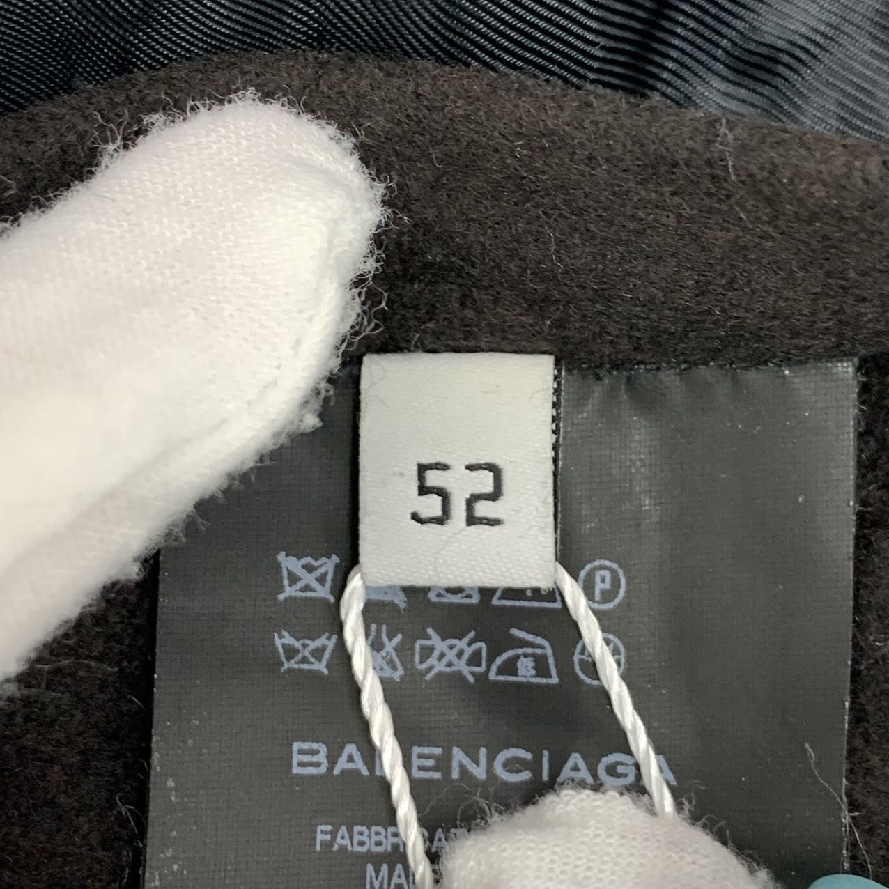 Balenciaga Balenciaga Brown Wool Hooded Coat (Size L) Size US L / EU 52-54 / 3 - 6 Thumbnail