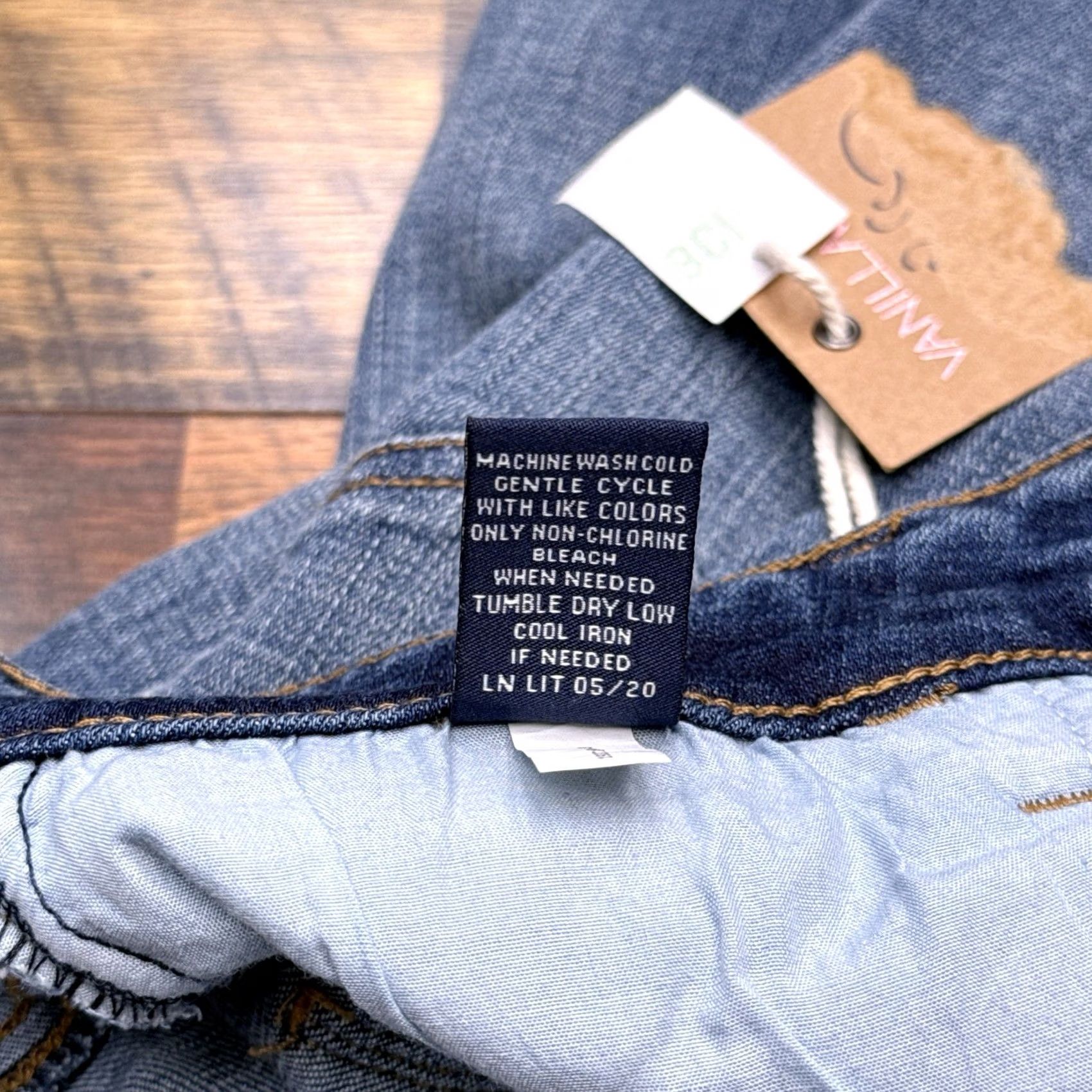 Vintage Vanilla Star High Rise Skinny Jeans Womens Juniors 3 Stretch Distressed New Size 26" / US 2 / IT 38 - 7 Thumbnail