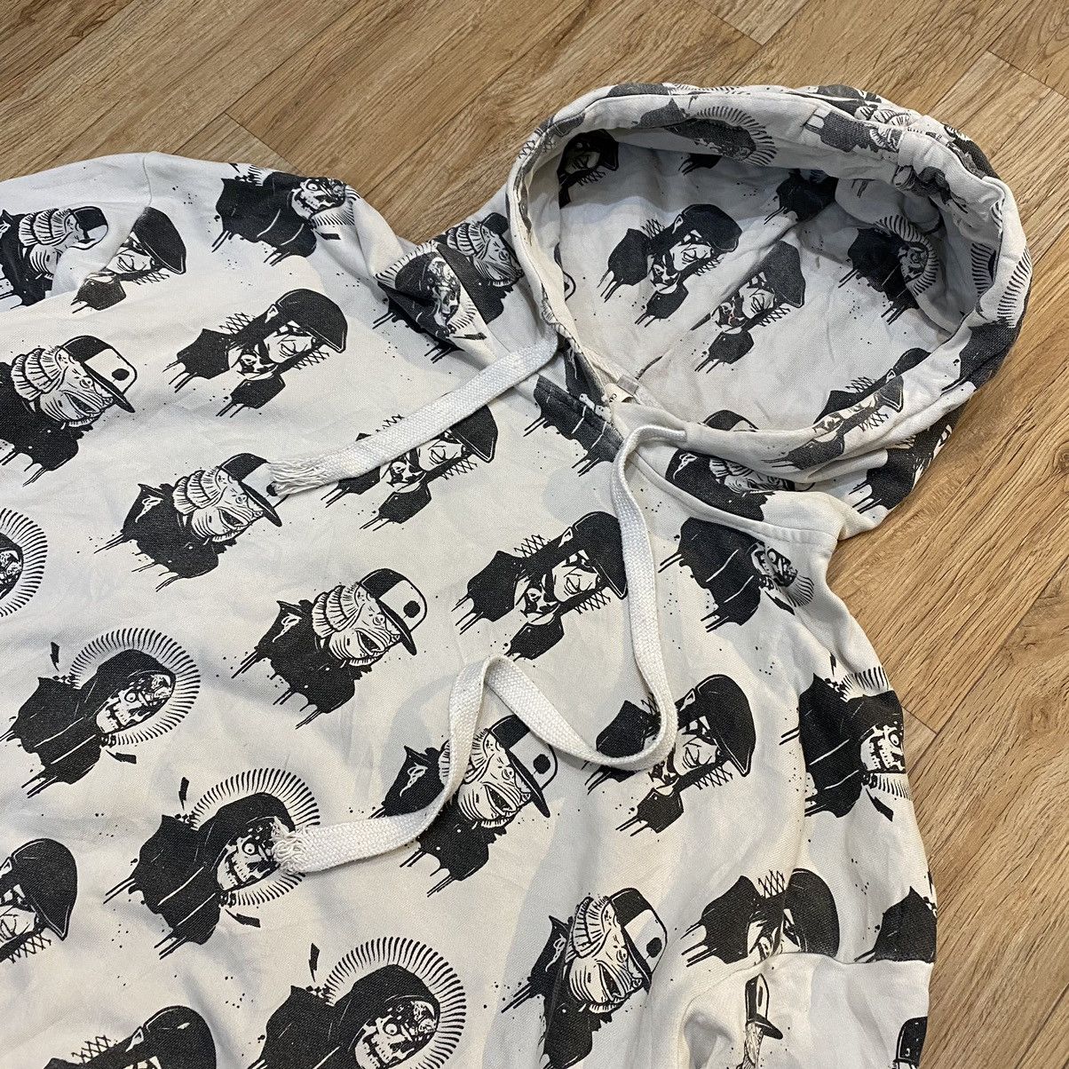 Japanese Brand 2000s Can't Bellow Key Y2K Style Hoodie Full Print Size US M / EU 48-50 / 2 - 2 Thumbnail