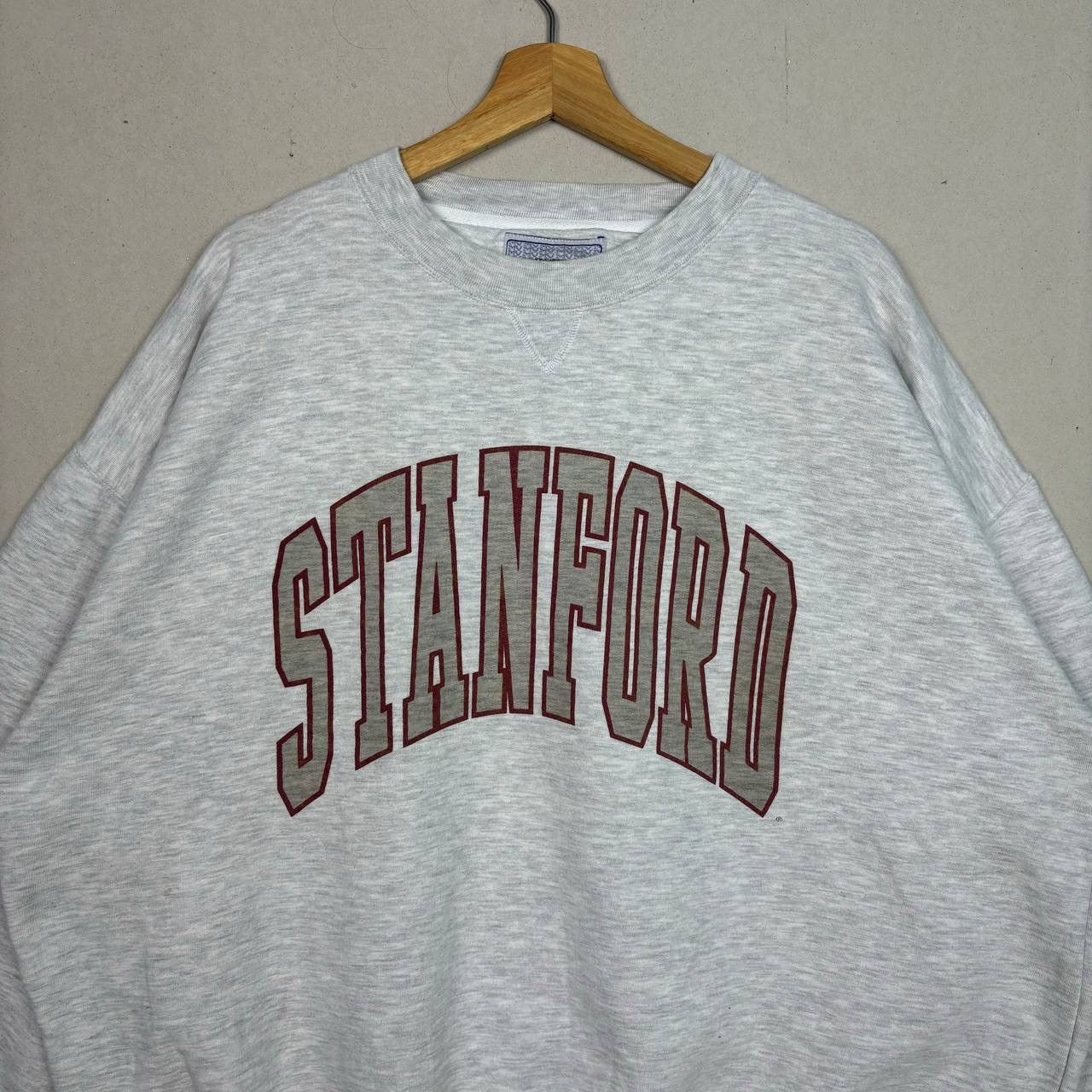 Vintage Vintage 90s Stanford University Baggy Sweatshirt Size US XL / EU 56 / 4 - 3 Thumbnail