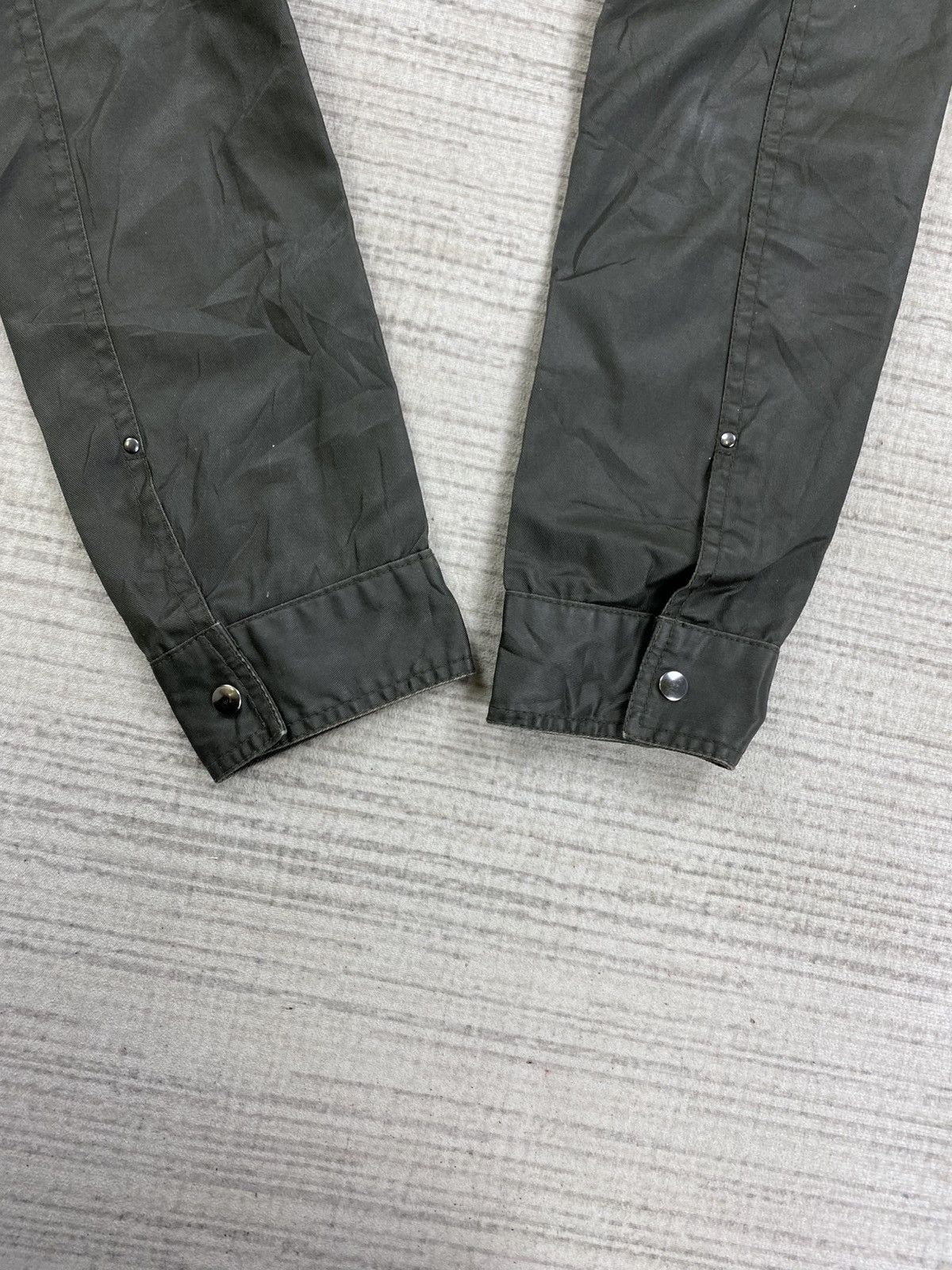 Japanese Brand × Uniqlo × Vintage Coated Cloth By Uniqlo Punk Design Zipper Hoodie Jacket Size US M / EU 48-50 / 2 - 9 Thumbnail