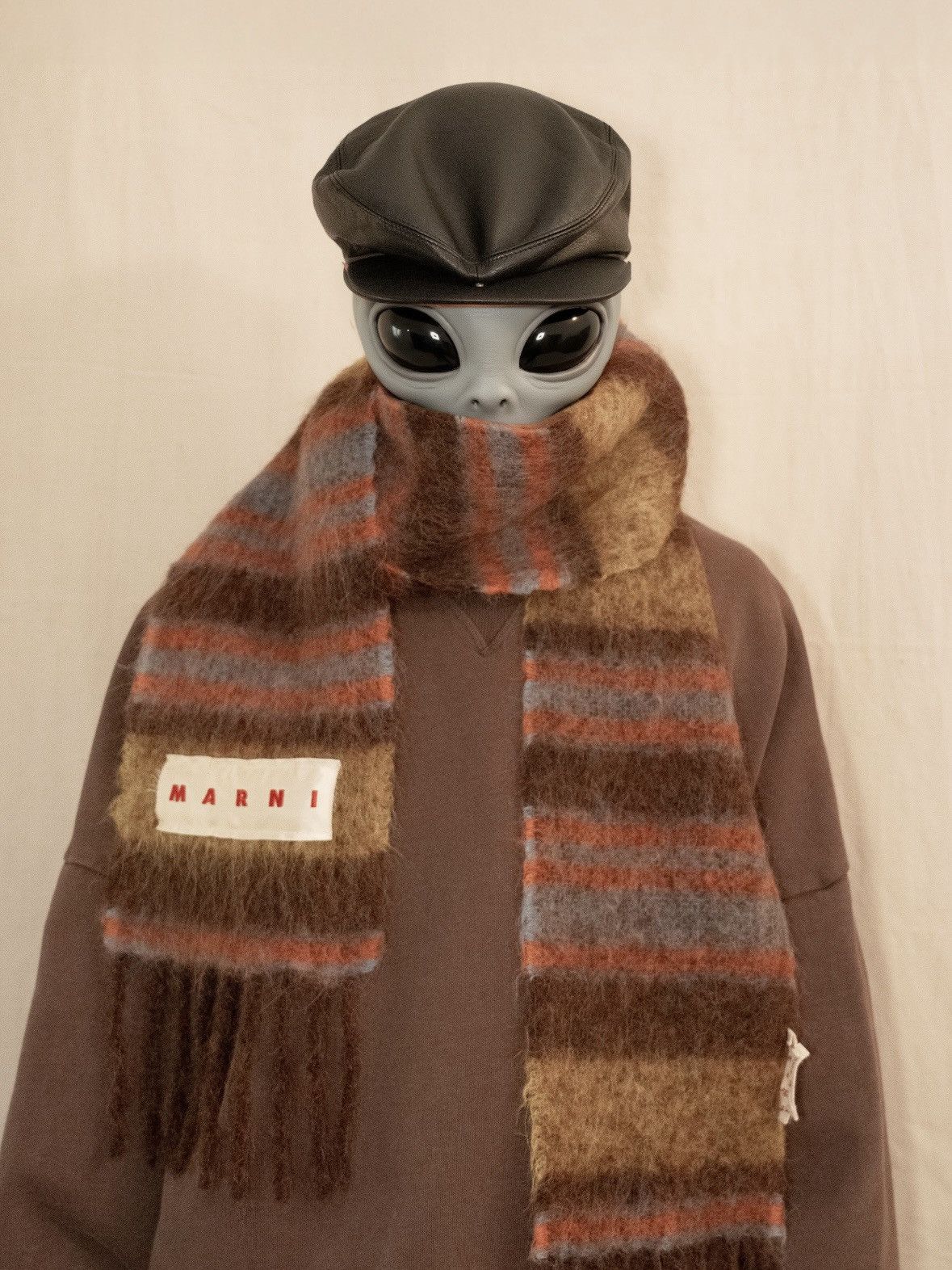Entire Studios Brown Crewneck