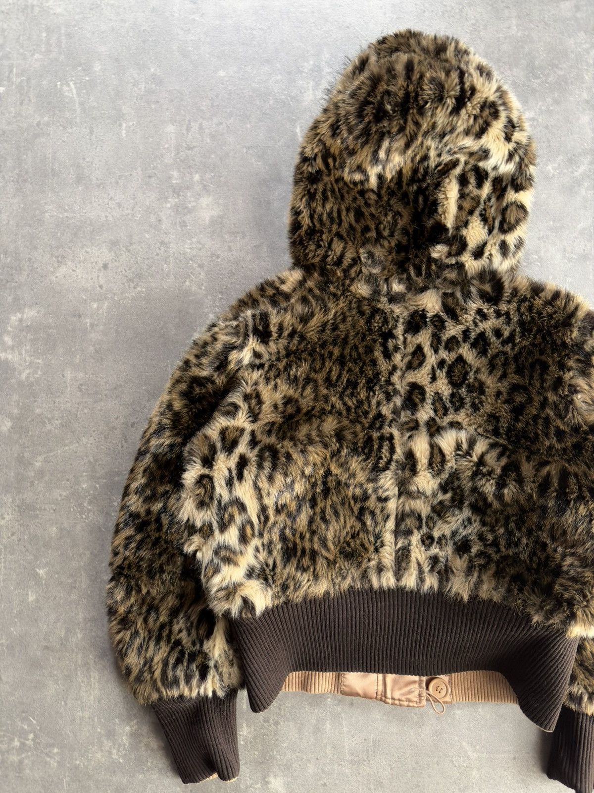 Ecko Unltd. Ecko Unltd. Red Leopard Faux Fur Printed N-2B Bomber Jacket Size L / US 10 / IT 46 - 9 Thumbnail