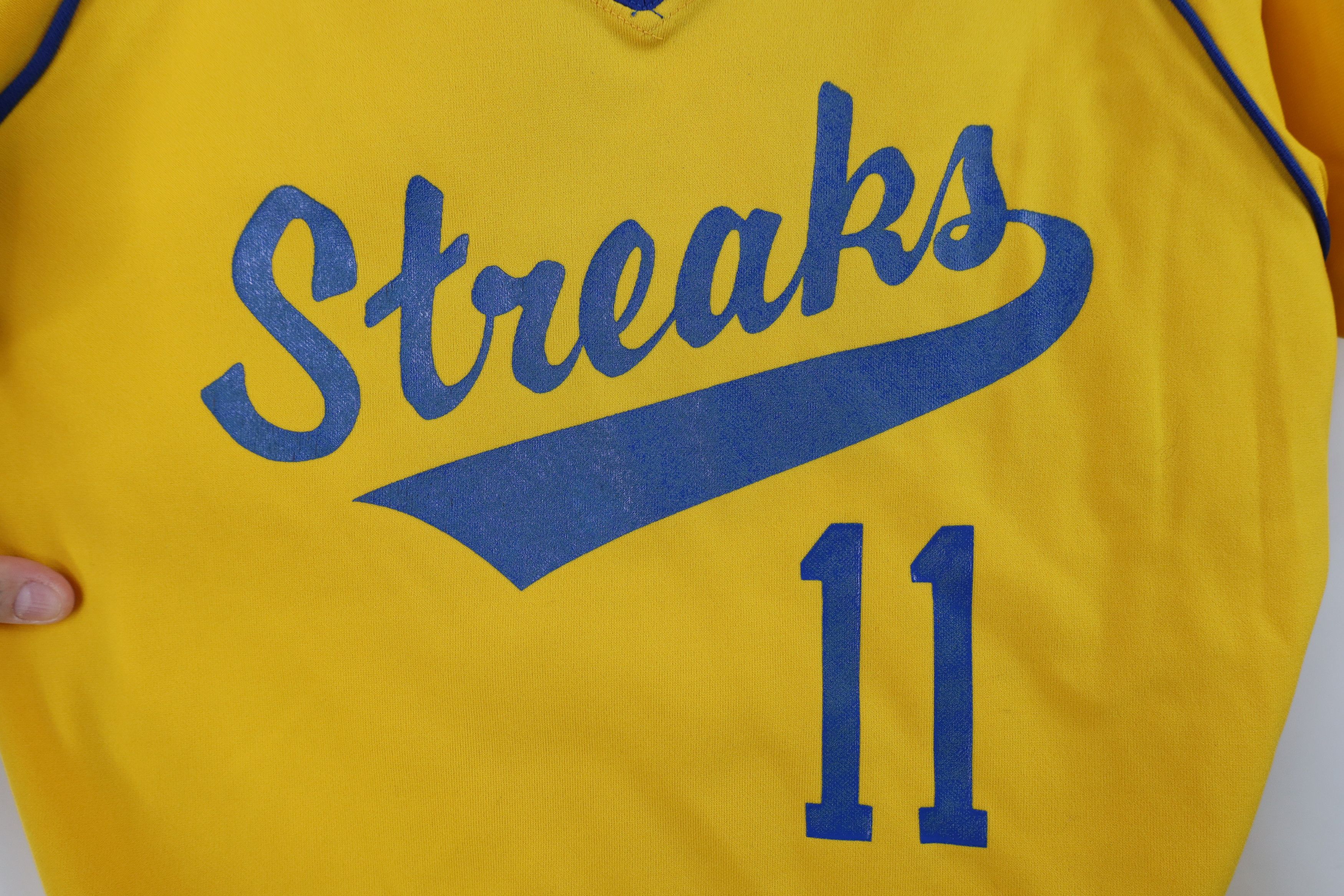 Champion Vintage 70s Champion V-Neck Durene Jersey T-Shirt Yellow USA Size XL / US 12-14 / IT 48-50 - 5 Thumbnail