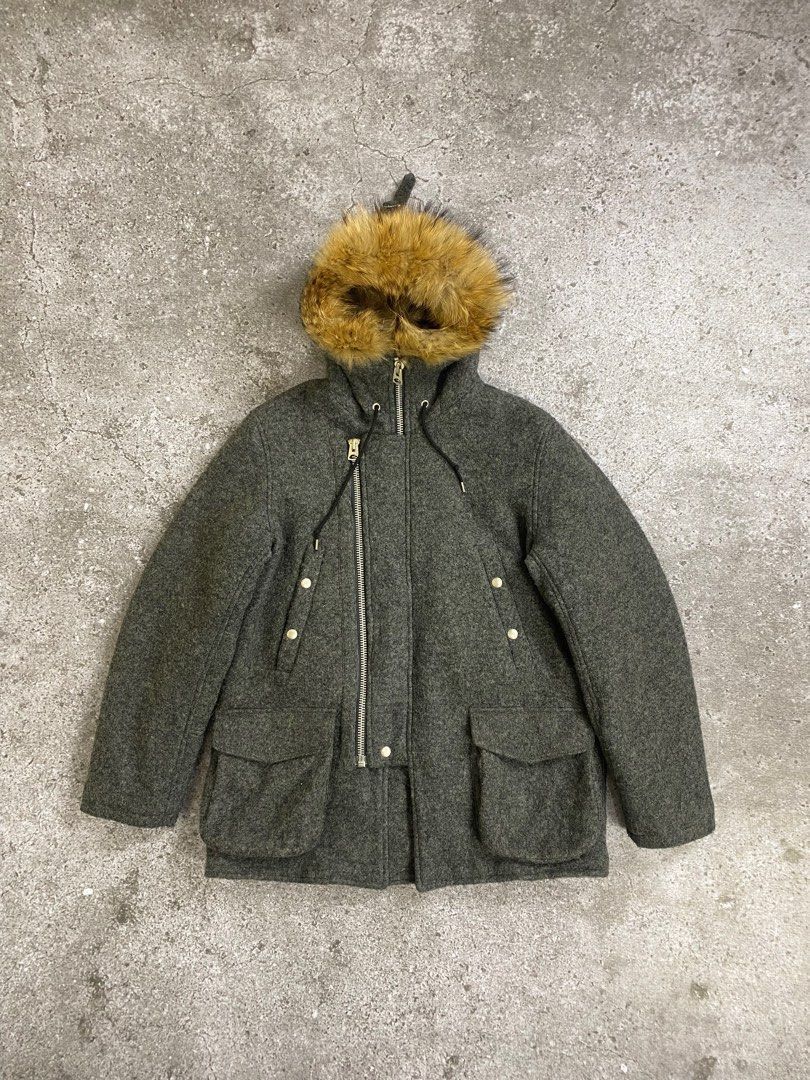 Le Grande Bleu (L.G.B.) 💥racoon fur💥Nano universe wool double zipper fur Size US M / EU 48-50 / 2 - 1 Thumbnail