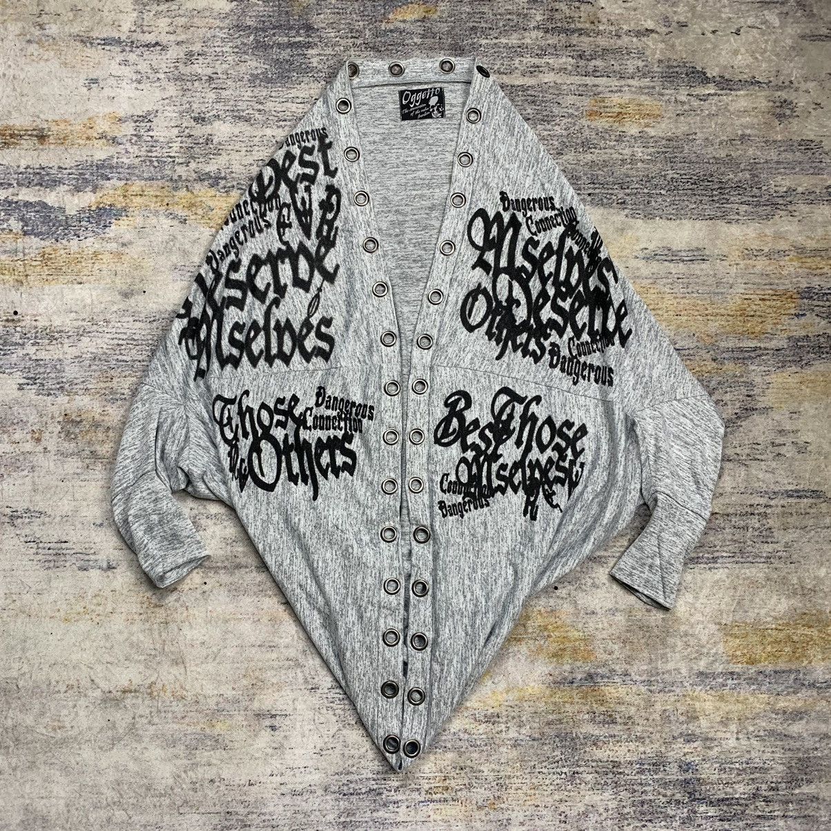 If Six Was Nine Crazy Opium Fuzzy Cropped Knit Cardigan Y2K Jacket 