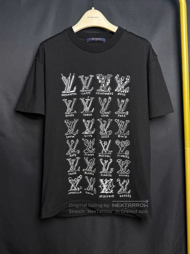 Louis Vuitton Louis Vuitton Gesture full print short sleeve Size US S / EU 44-46 / 1 - 1 Thumbnail