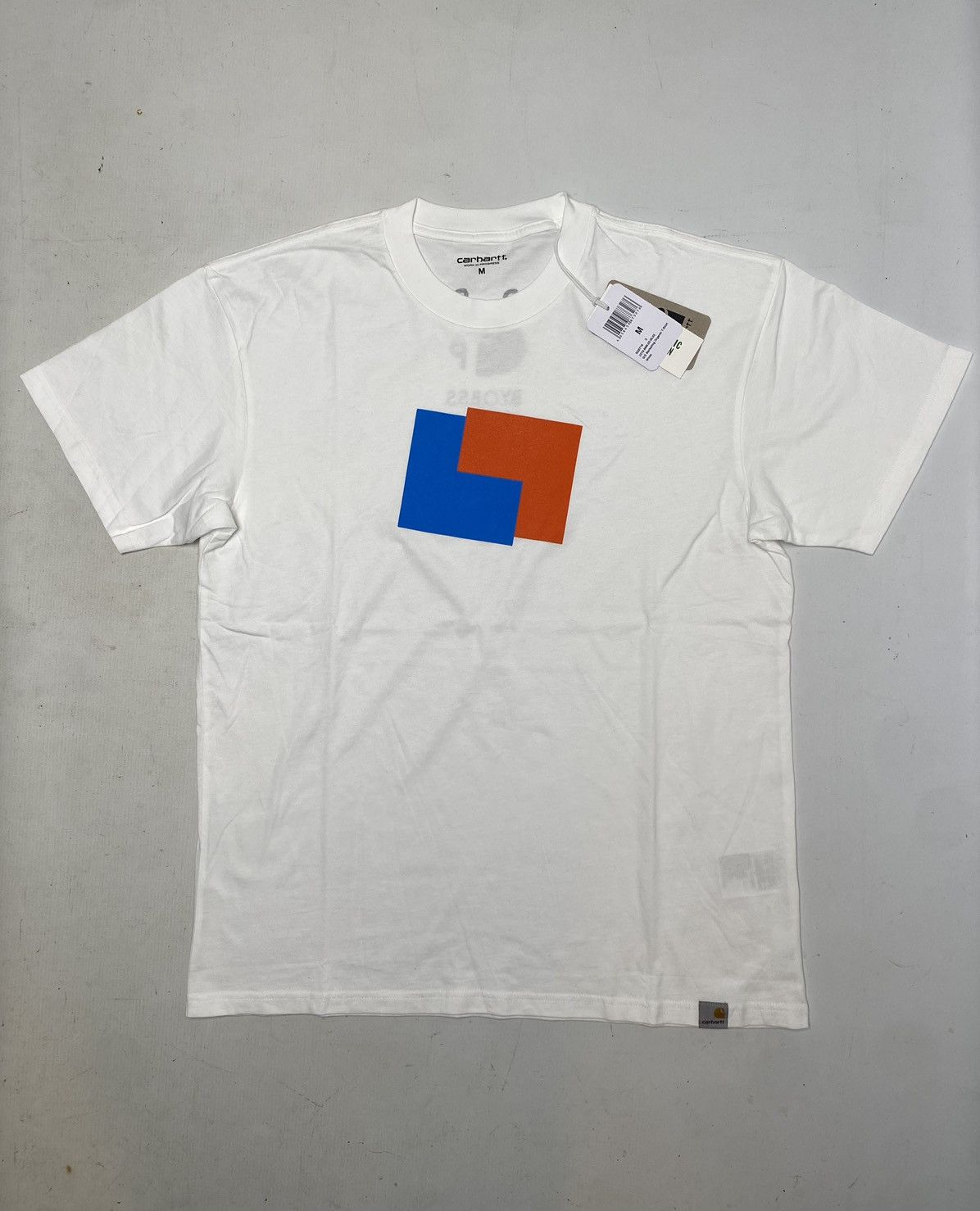 Carhartt Wip Carhartt WIP x BYOBSS T-shirt size M White new Size US M / EU 48-50 / 2 - 1 Thumbnail