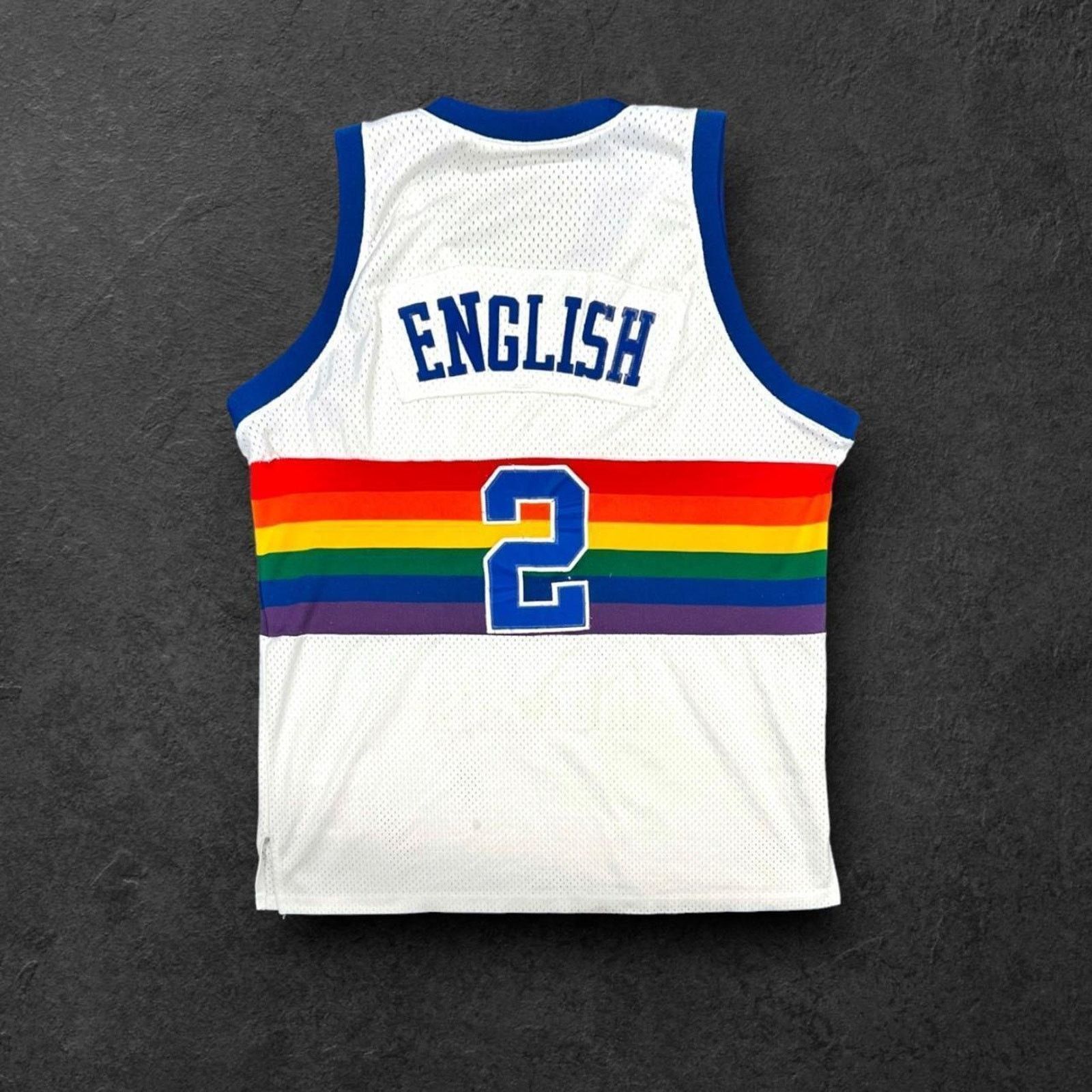 Mitchell & Ness Denver Nuggets 1987 Alex English NBA Mitchell & Ness Jersey Size US XL / EU 56 / 4 - 4 Thumbnail