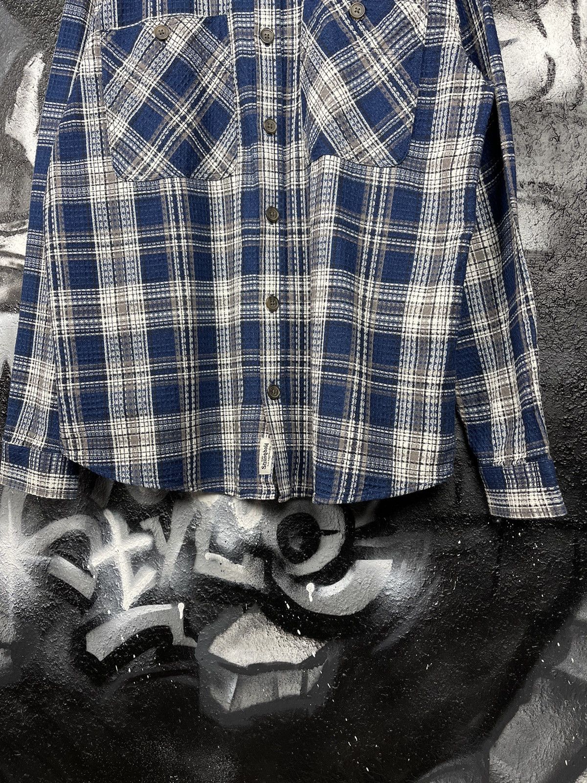The Stronghold The Stronghold Plaid Knit Overshoot Shirt Men’s Size XL Size US L / EU 52-54 / 3 - 7 Thumbnail