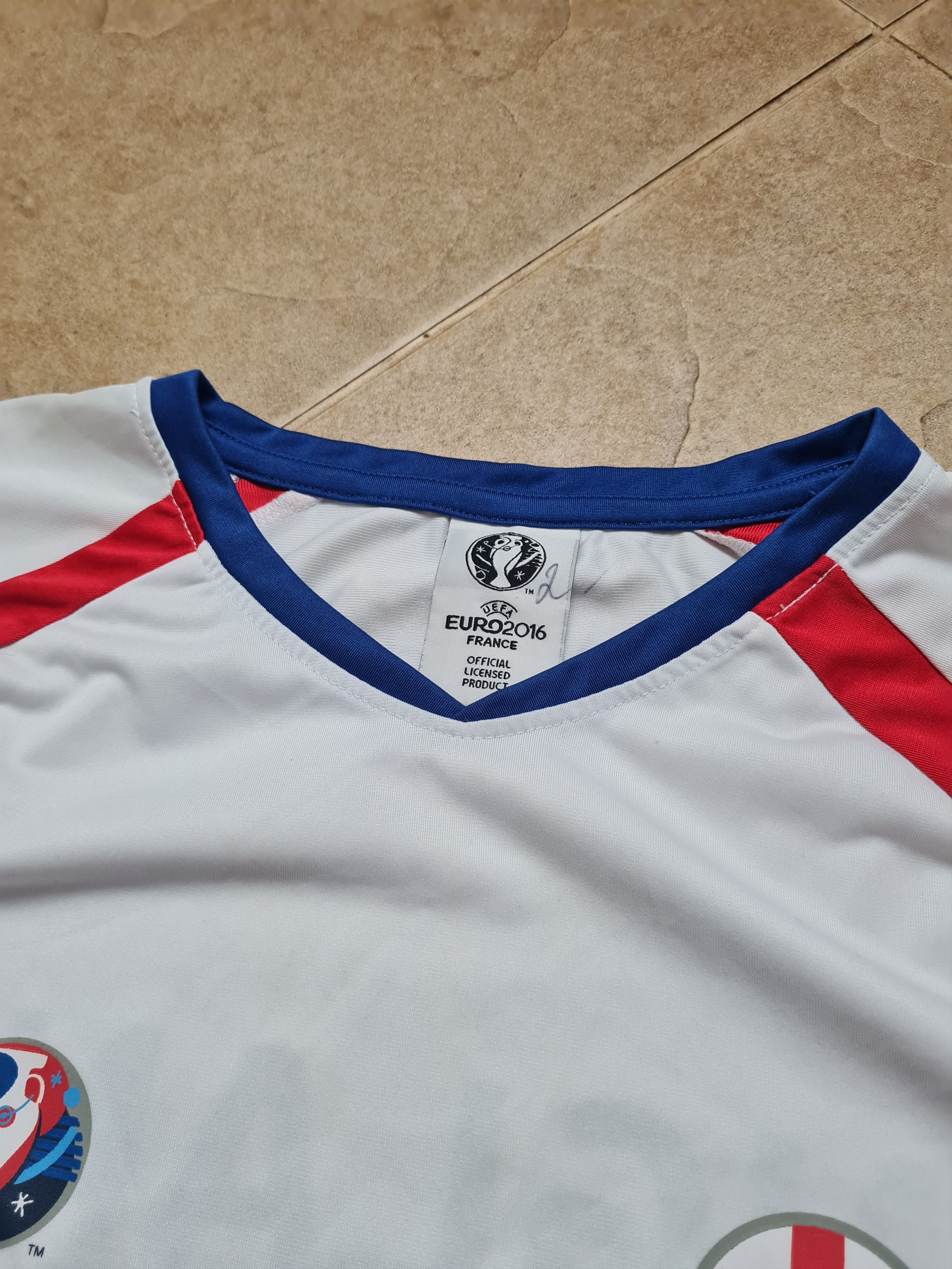 UEFA ENGLAND World Cup 2016 France FOOTBALL UEFA SHIRT ADULT Size US L / EU 52-54 / 3 - 14 Thumbnail