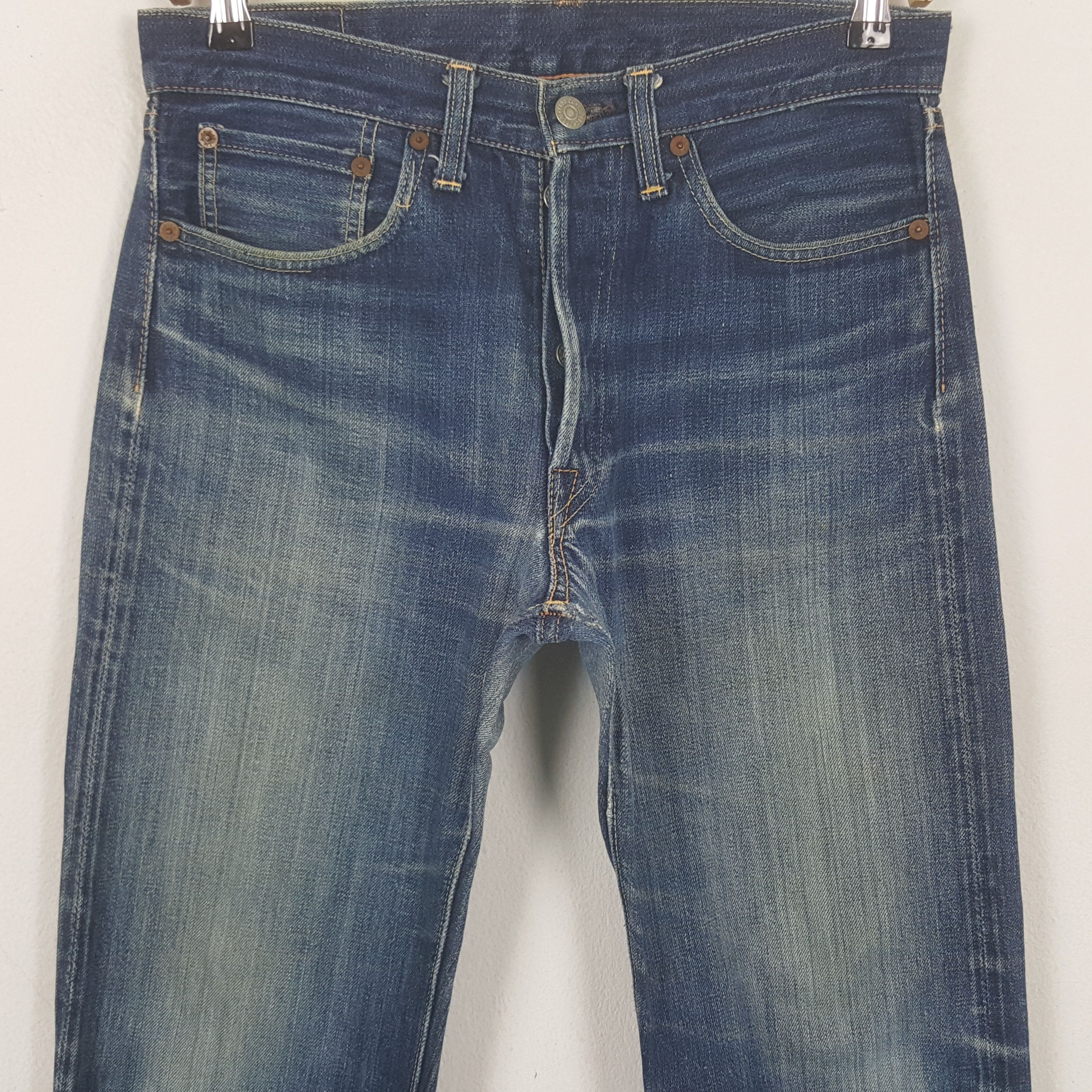 Japanese Brand Vintage Joe McCoy Selvedge Denim Jeans Size US 29 - 2 Thumbnail