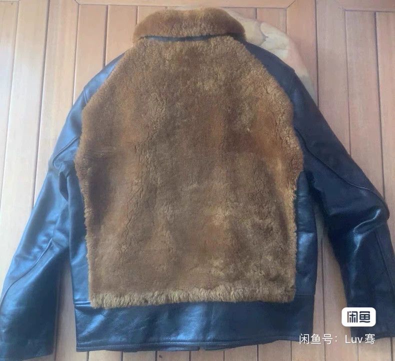 The Real McCoy's The Real McCoy Tea-Core Horsehide Brown Bear Jacket Size US M / EU 48-50 / 2 - 2 Thumbnail