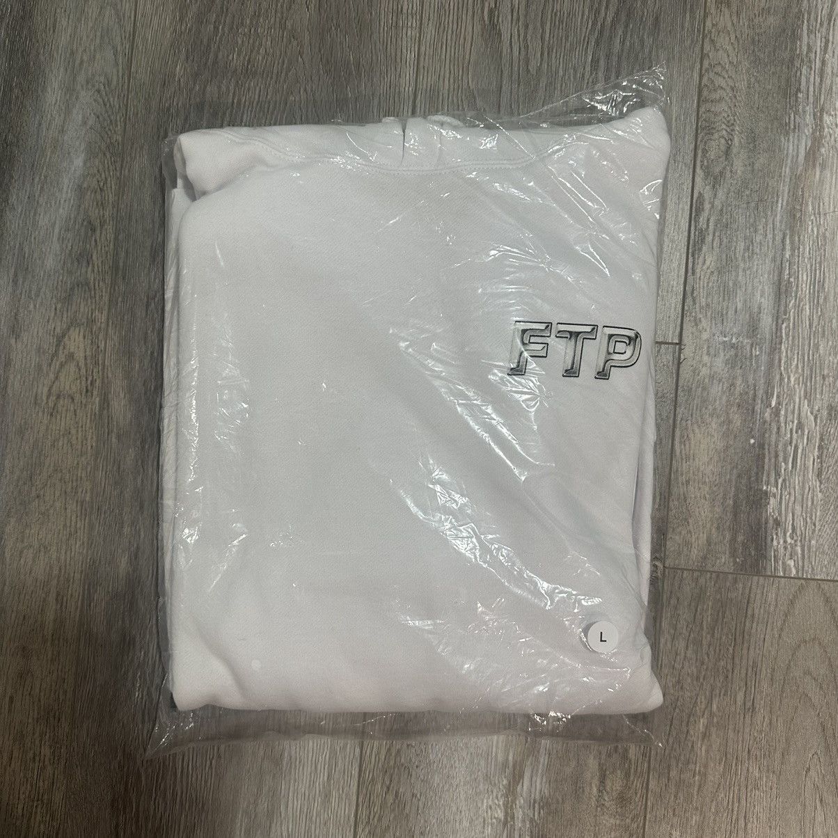 Fuck The Population FTP White Metallic Chrome Logo Hoodie Size US L / EU 52-54 / 3 - 1 Thumbnail