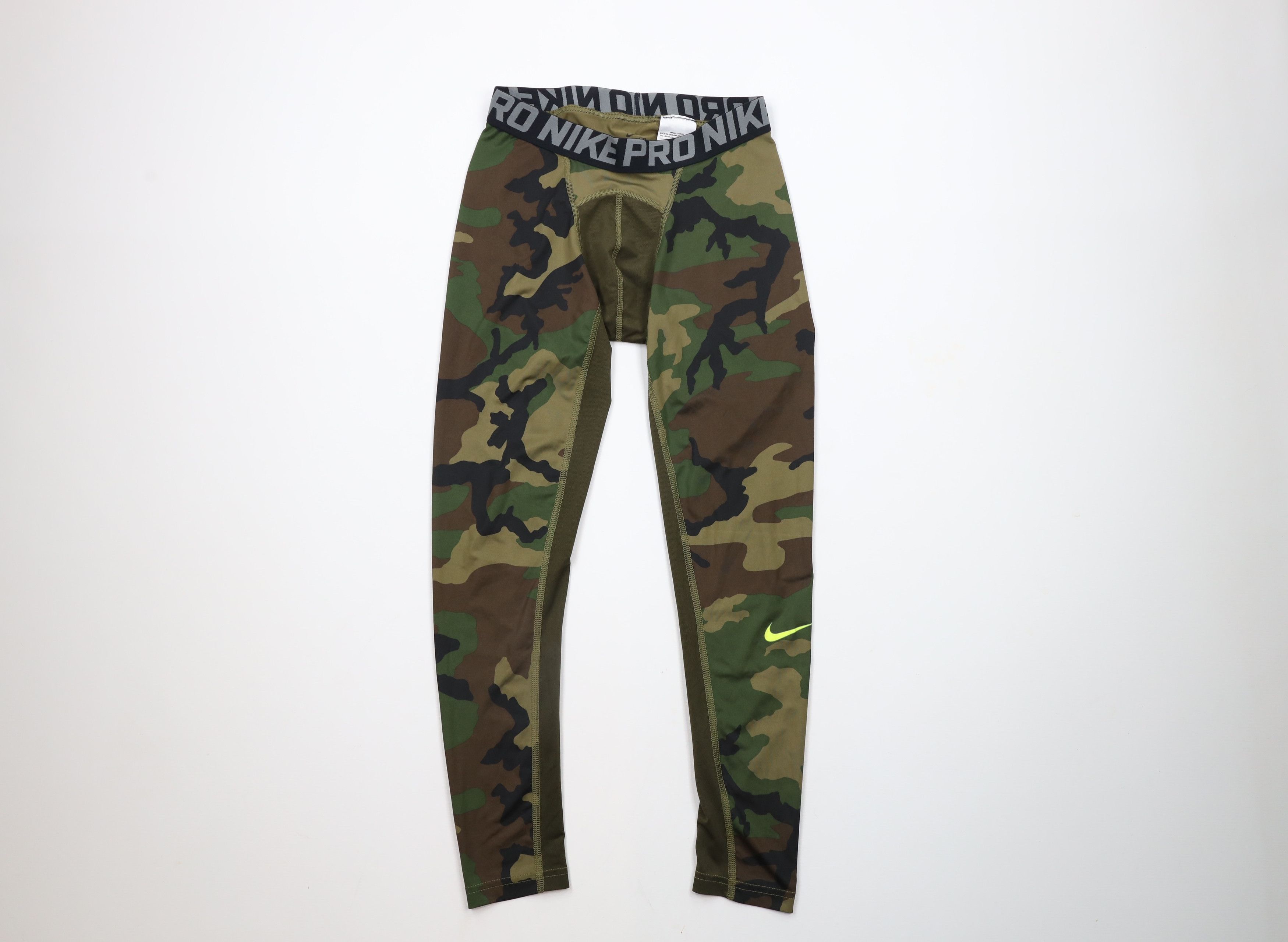 Nike × Vintage Vintage Nike Pro Combat Camouflage Tights Spandex Pants Size US 36 / EU 52 - 1 Thumbnail