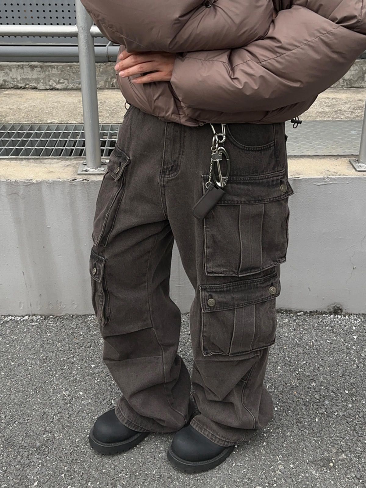 Vintage Cargo Wide Leg Pants Size US 32 / EU 48 - 4 Thumbnail