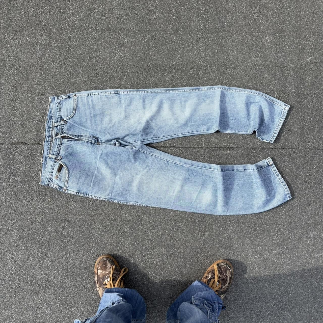 Japanese Brand × Vintage × Wrangler Vintage Wrangler jeans Size US 33 - 2 Thumbnail