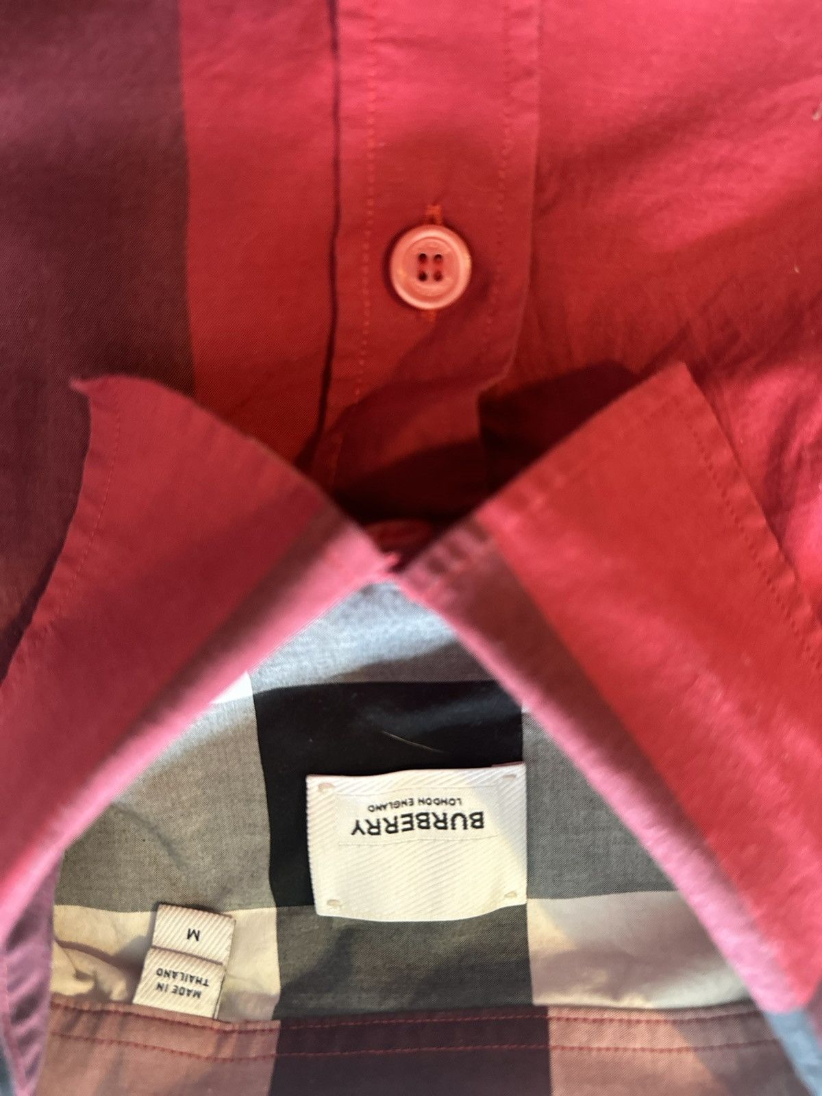 Burberry Burberry Check Cotton T-shirt Size US M / EU 48-50 / 2 - 2 Thumbnail